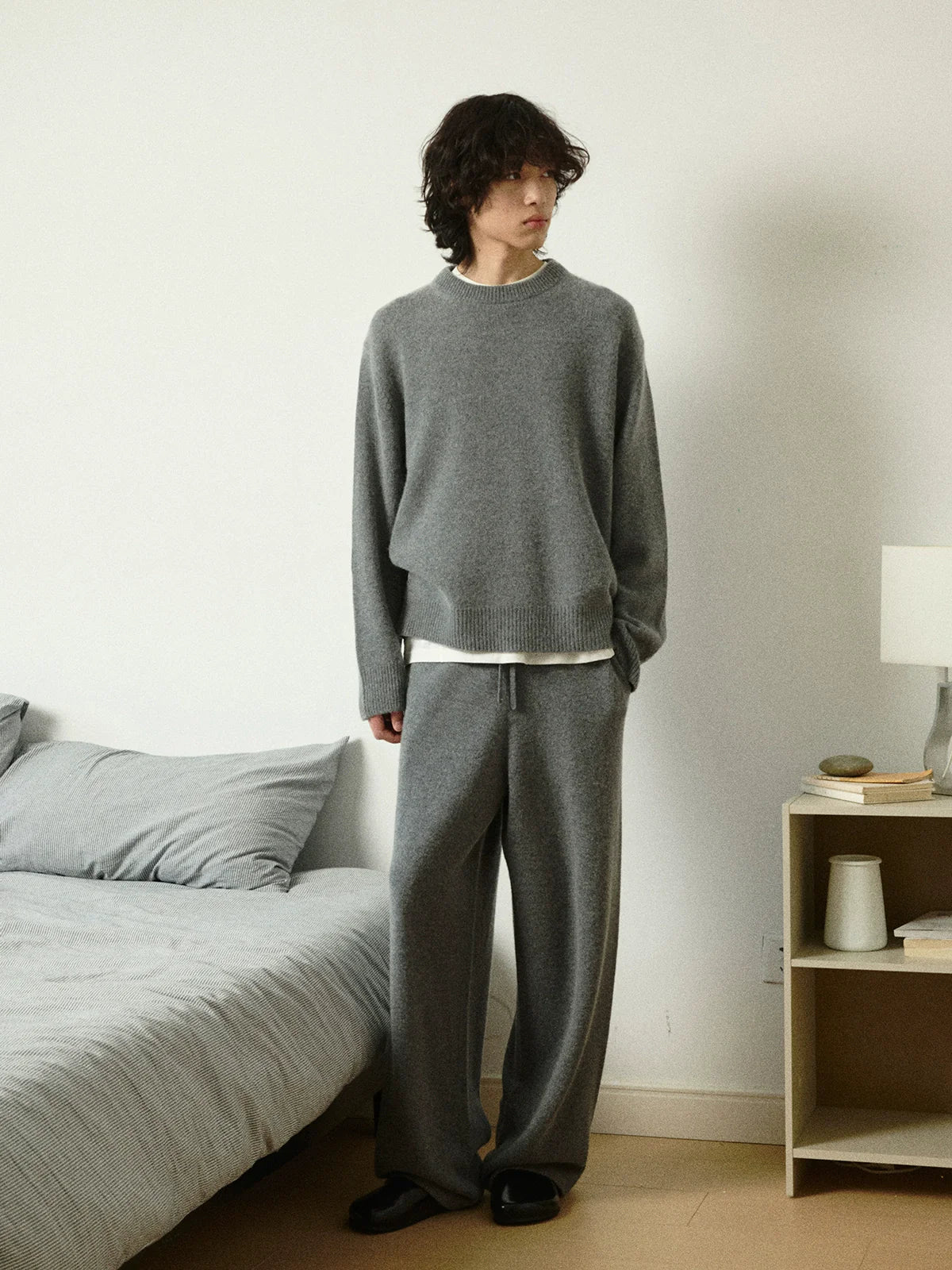 Superfine Merino-Cashmere Crewneck Sweater - Image 4