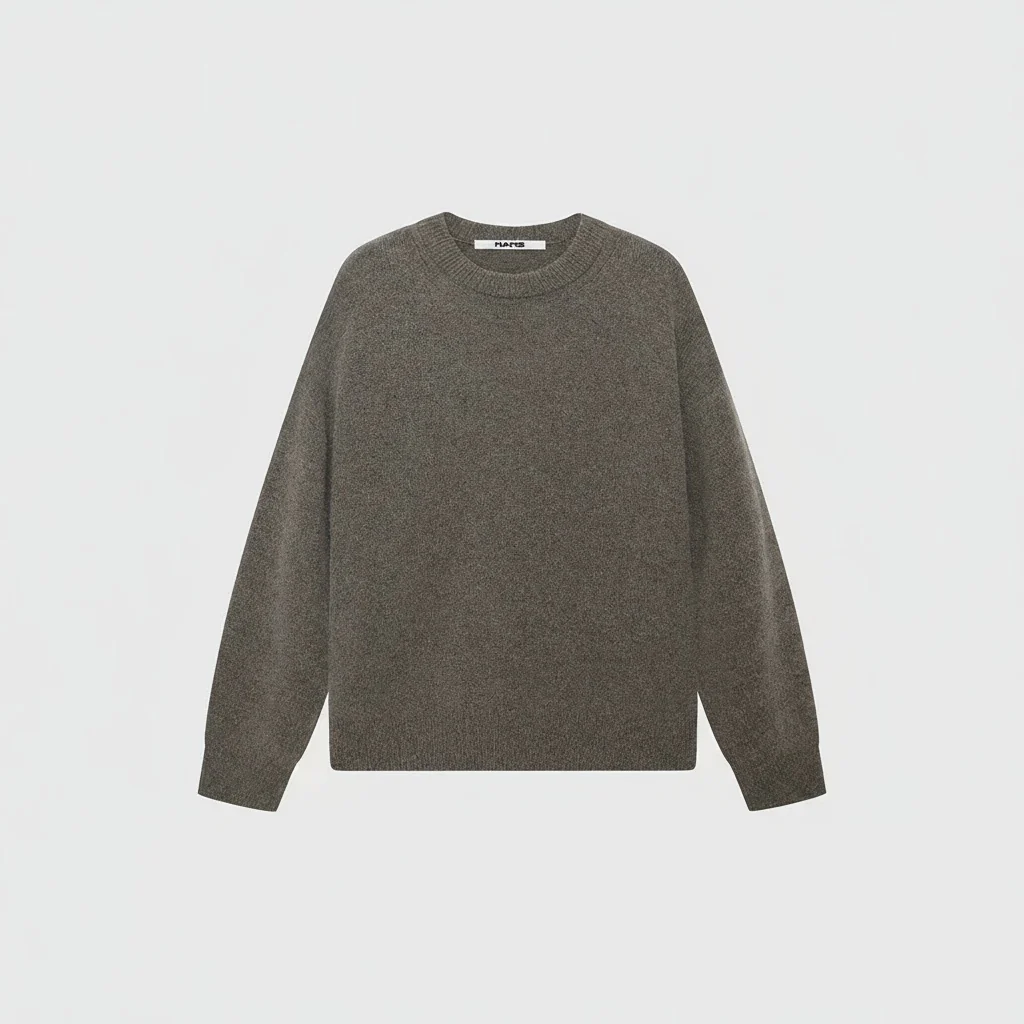 Superfine Merino-Cashmere Crewneck Sweater - Image 7