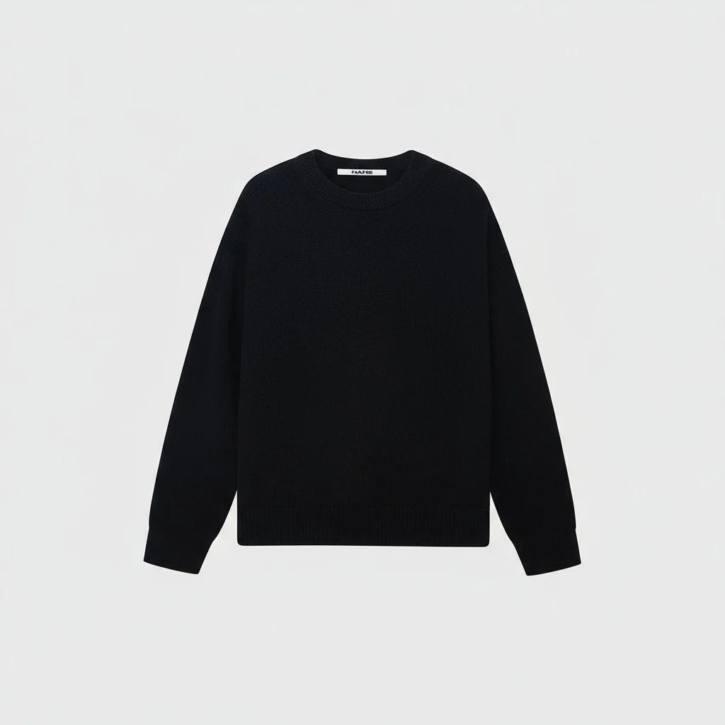Superfine Merino-Cashmere Crewneck Sweater - Image 8