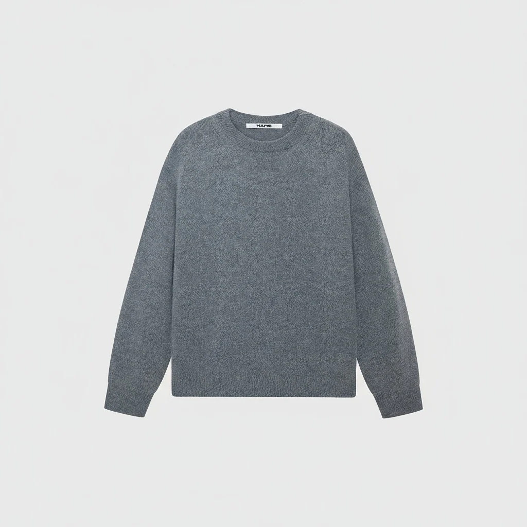 Superfine Merino-Cashmere Crewneck Sweater - Image 9