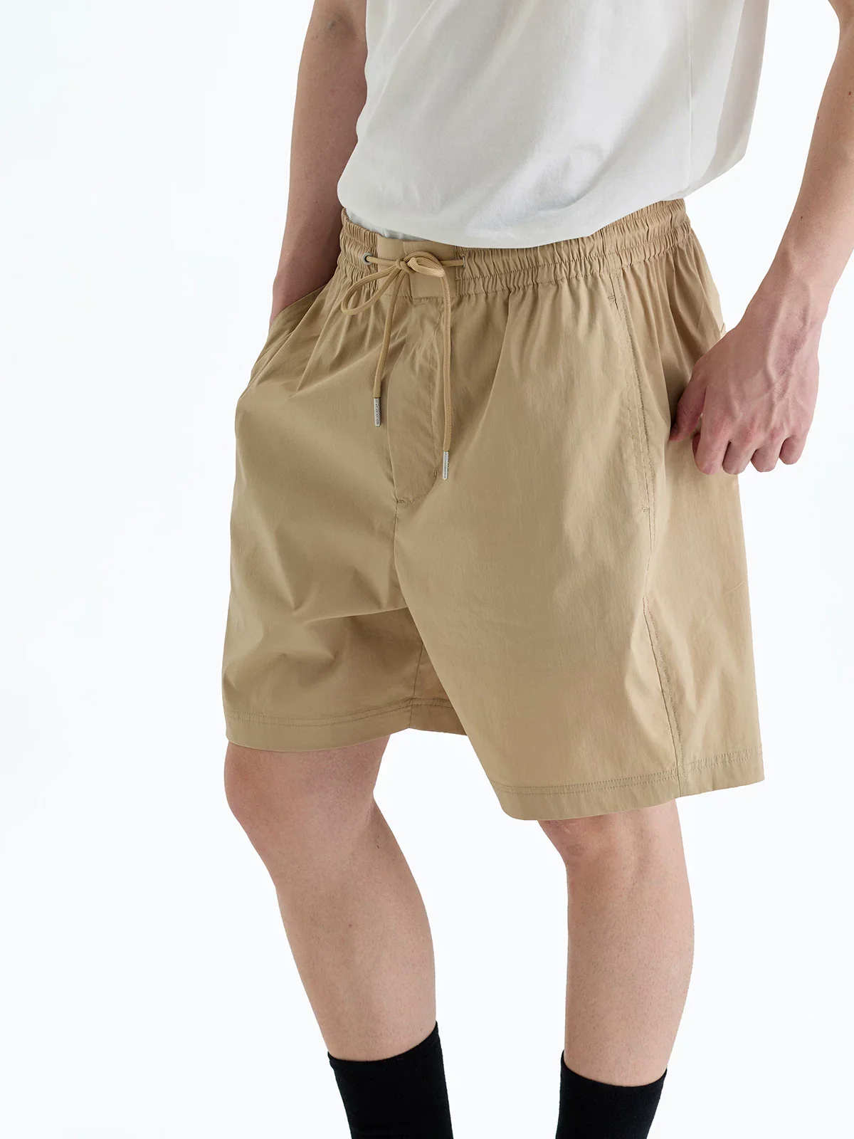 Supima Blend Drawstring Shorts - Image 2