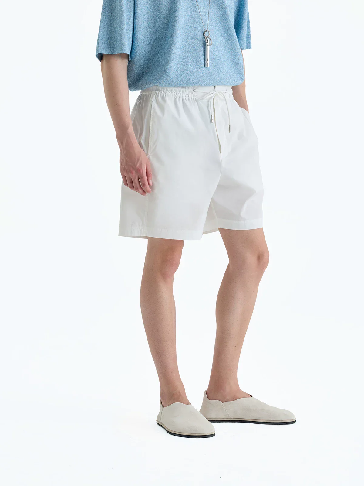 Supima Blend Drawstring Shorts - Image 4