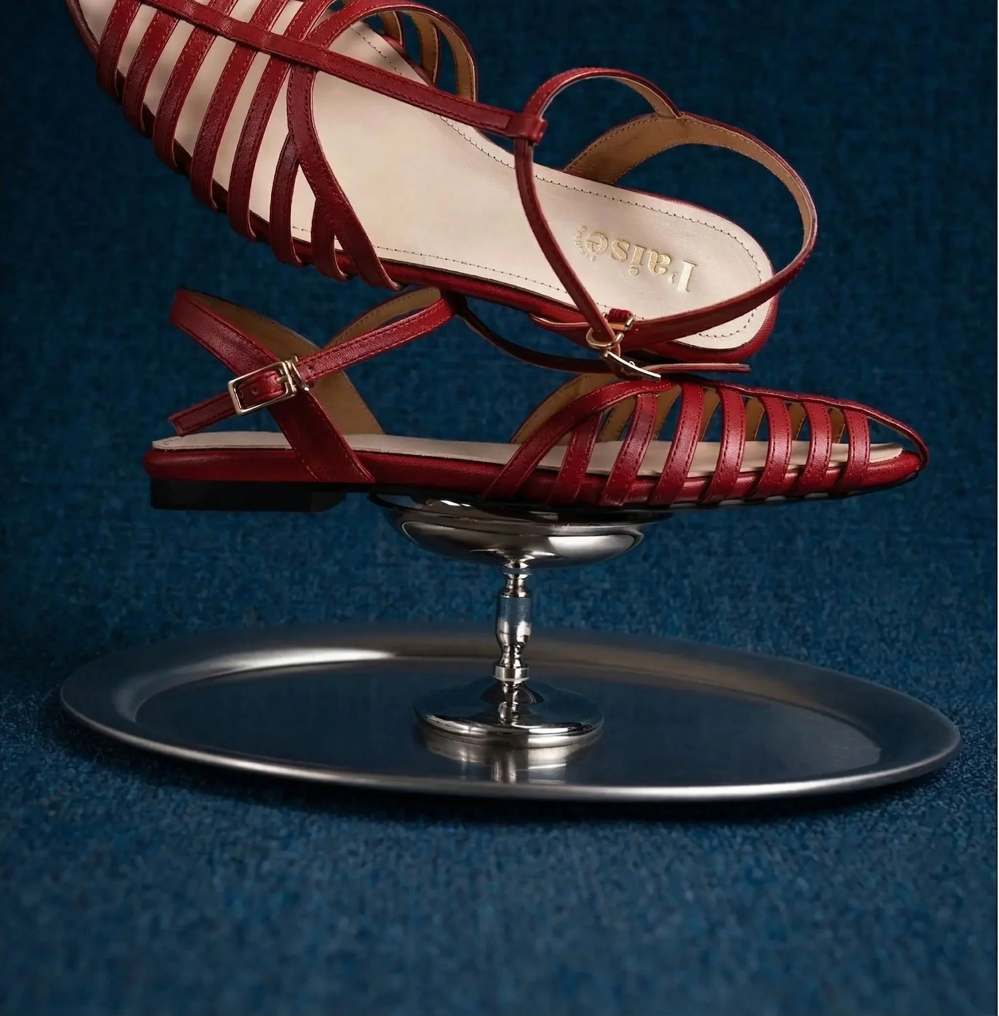 T-Strap Cage Sandals