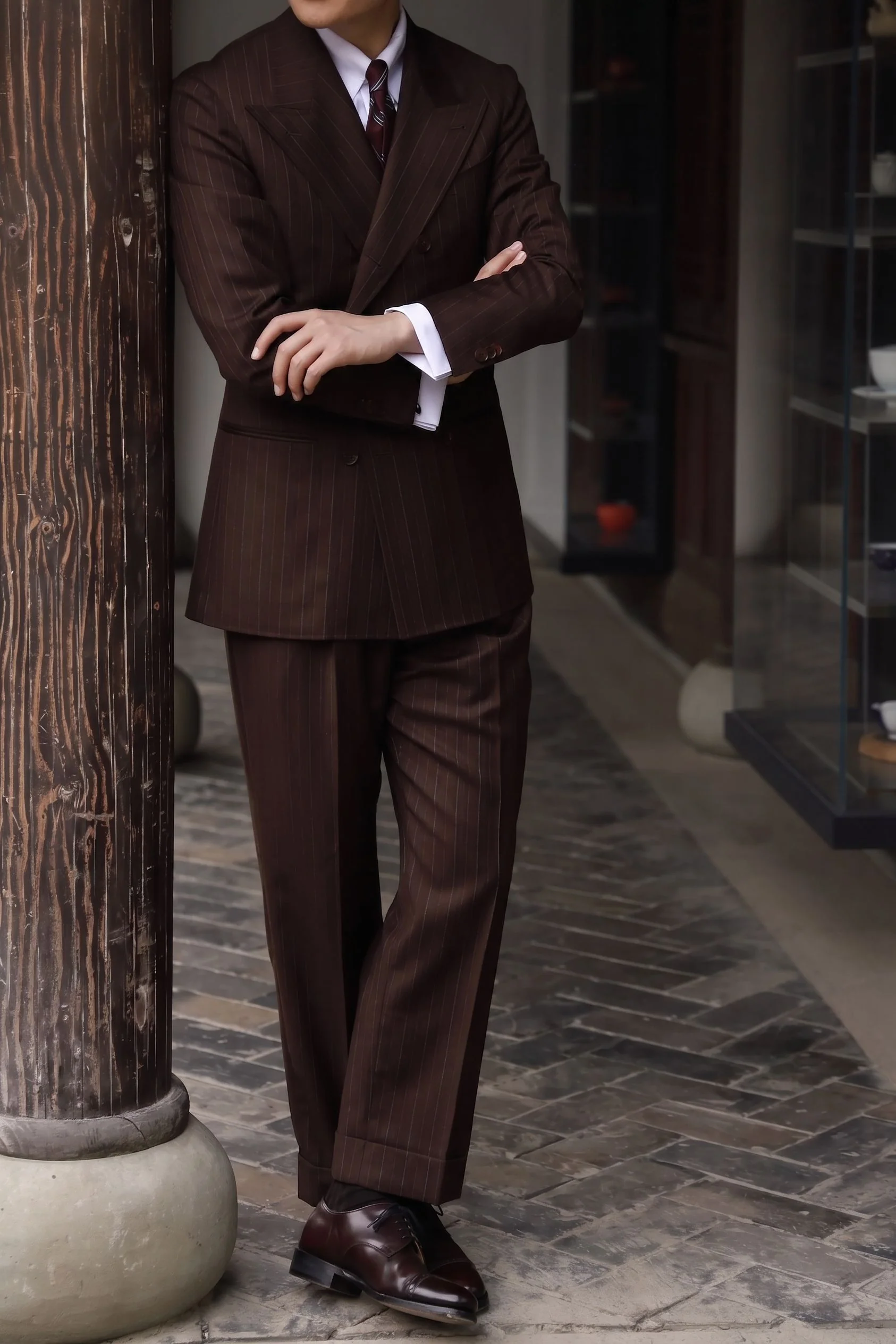 Tab-Collar Dress Shirt - Image 2