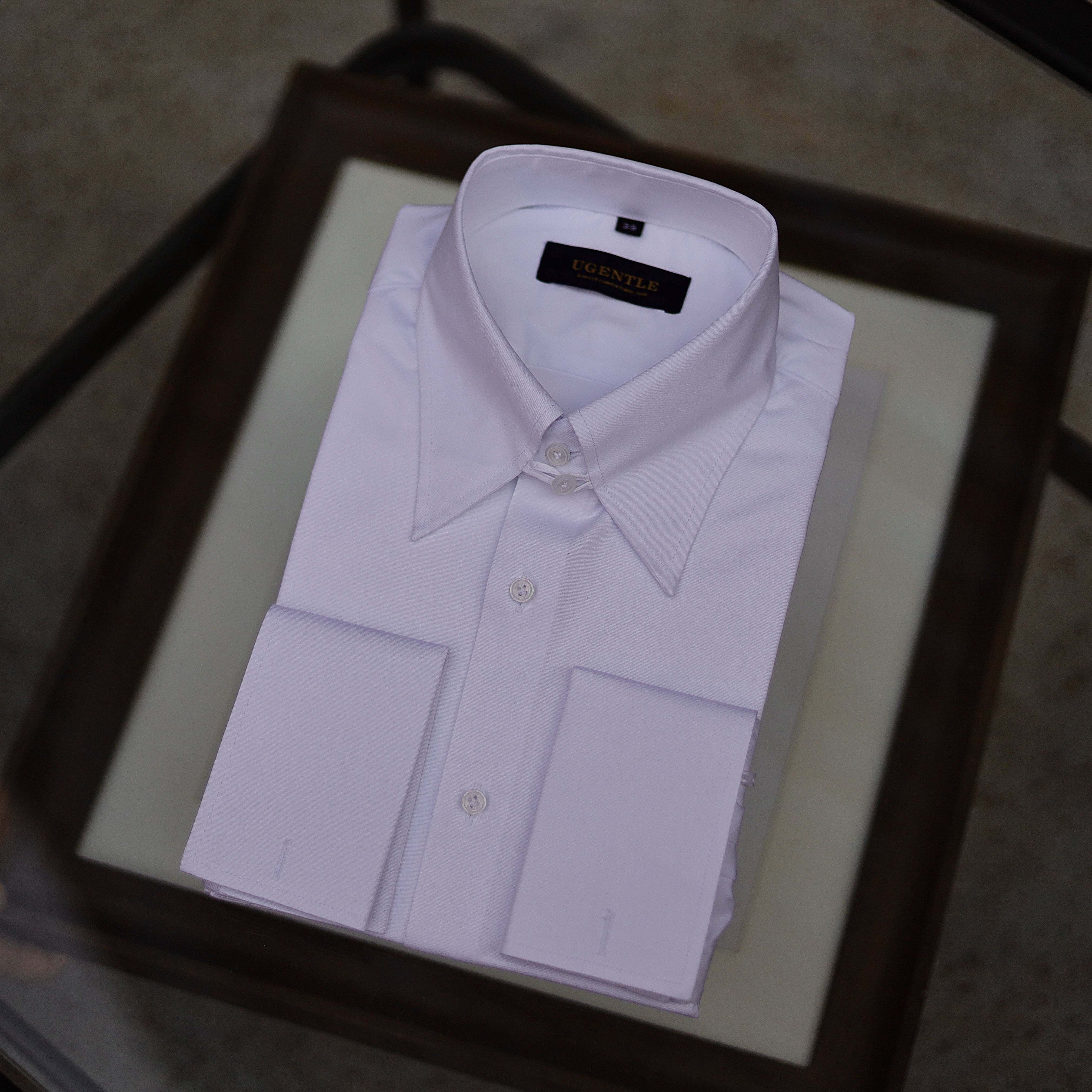 Tab-Collar Dress Shirt - Image 5