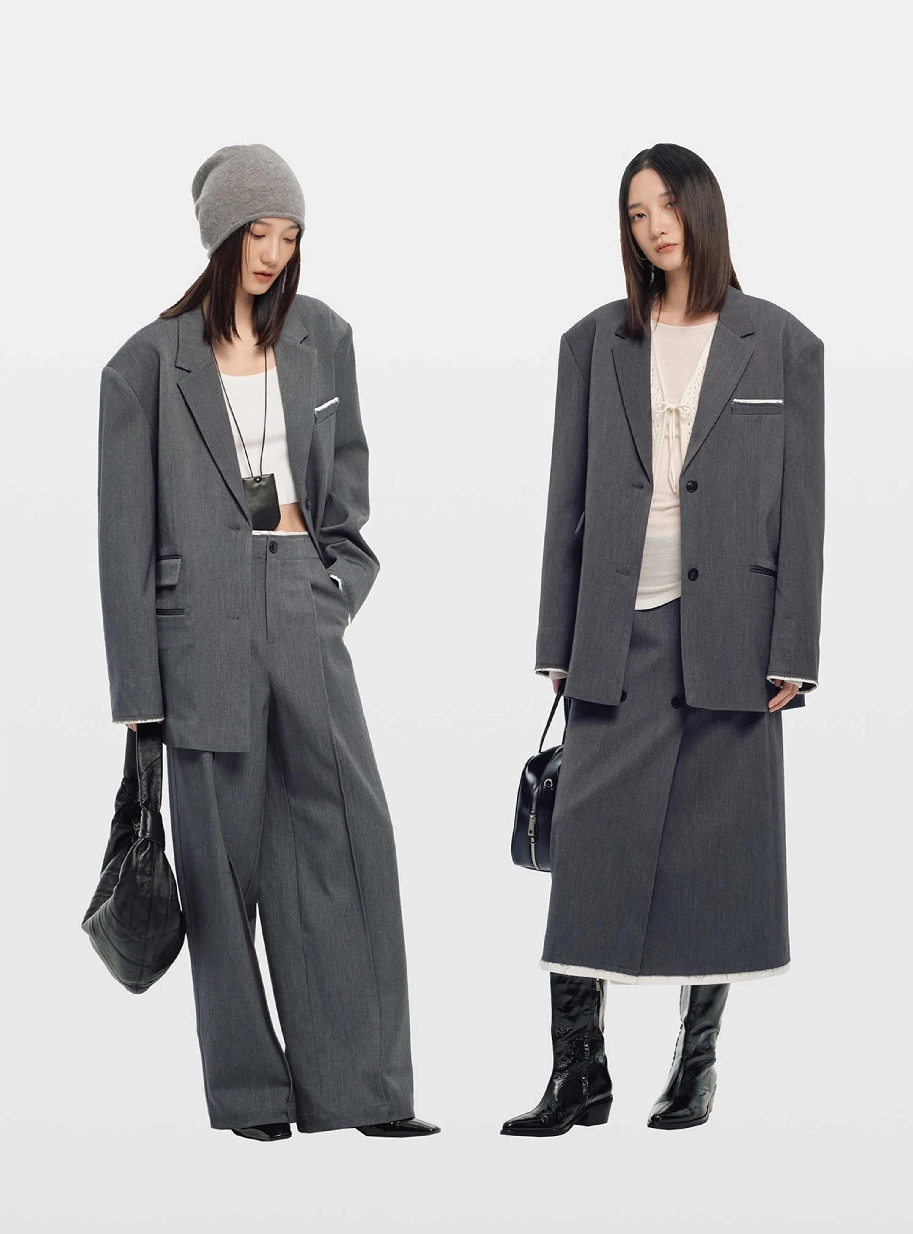Tailored Gray Suit Set - Image 2