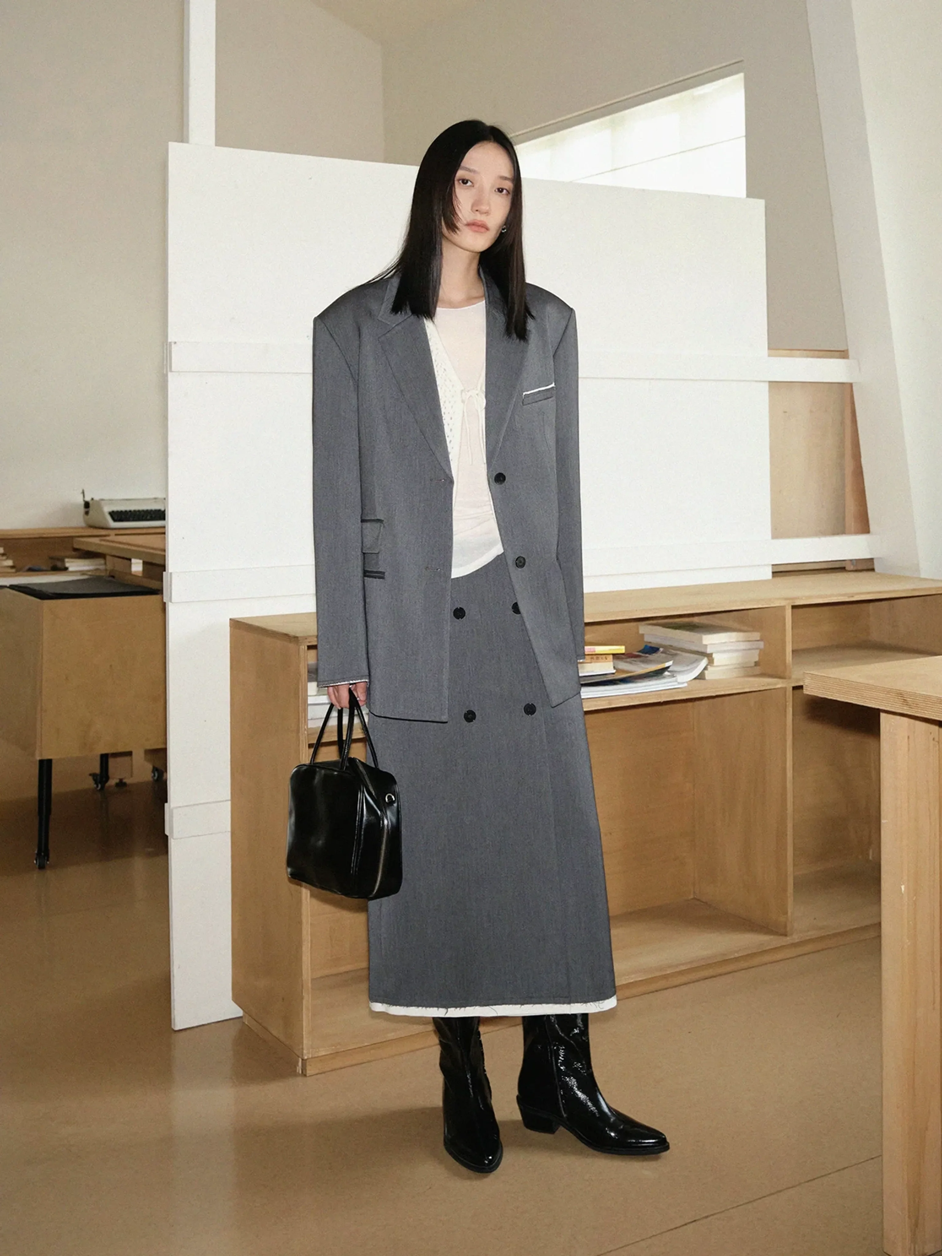 Tailored Gray Suit Set - Image 7
