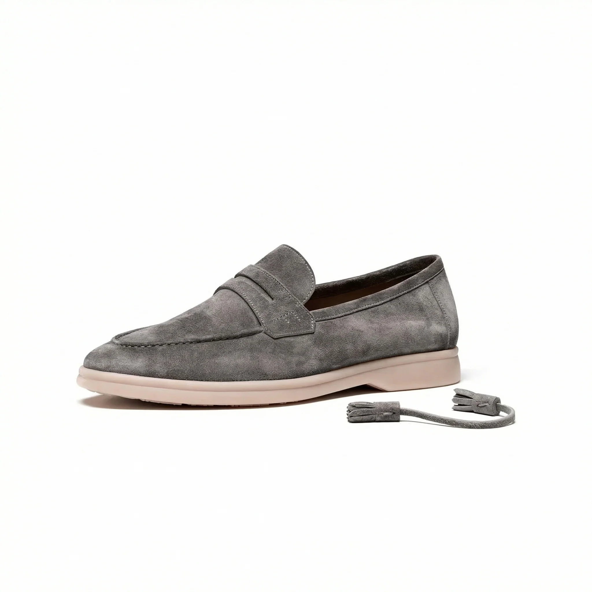Tassel Suede Loafers