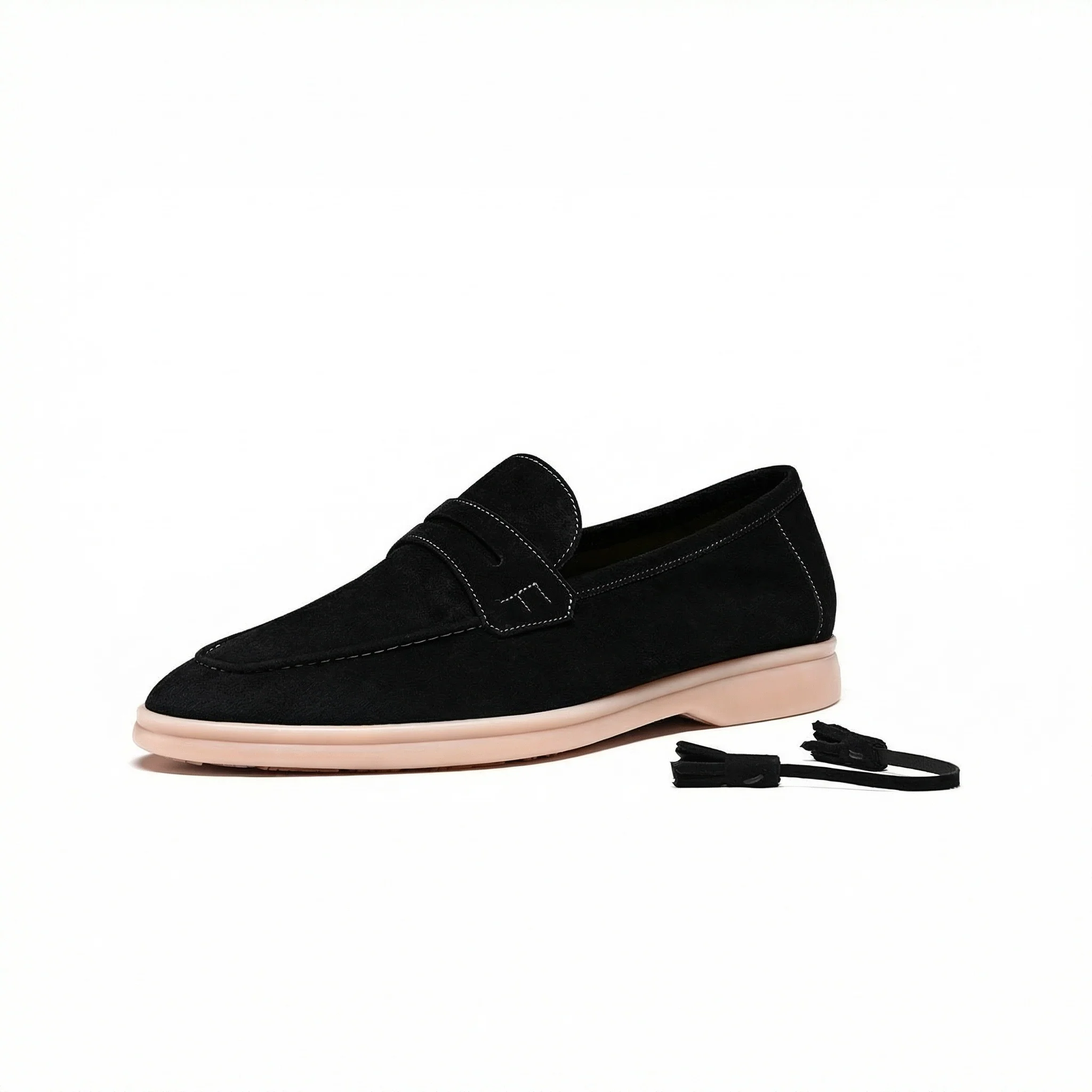 Tassel Suede Loafers - Image 3
