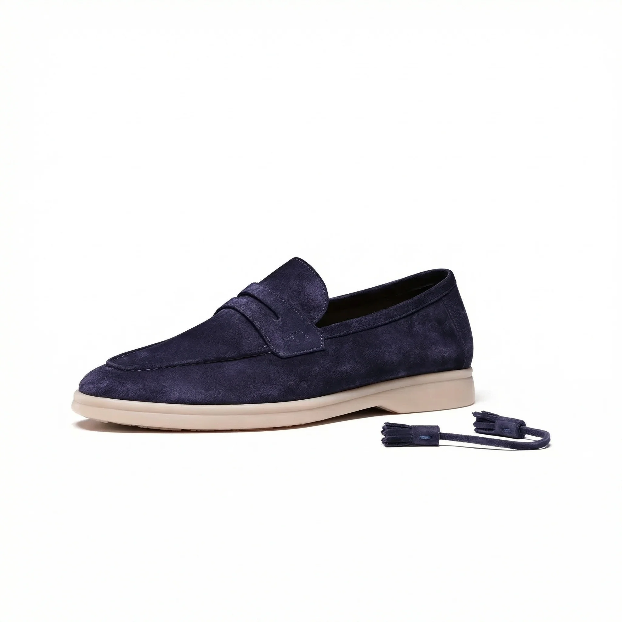 Tassel Suede Loafers - Image 4
