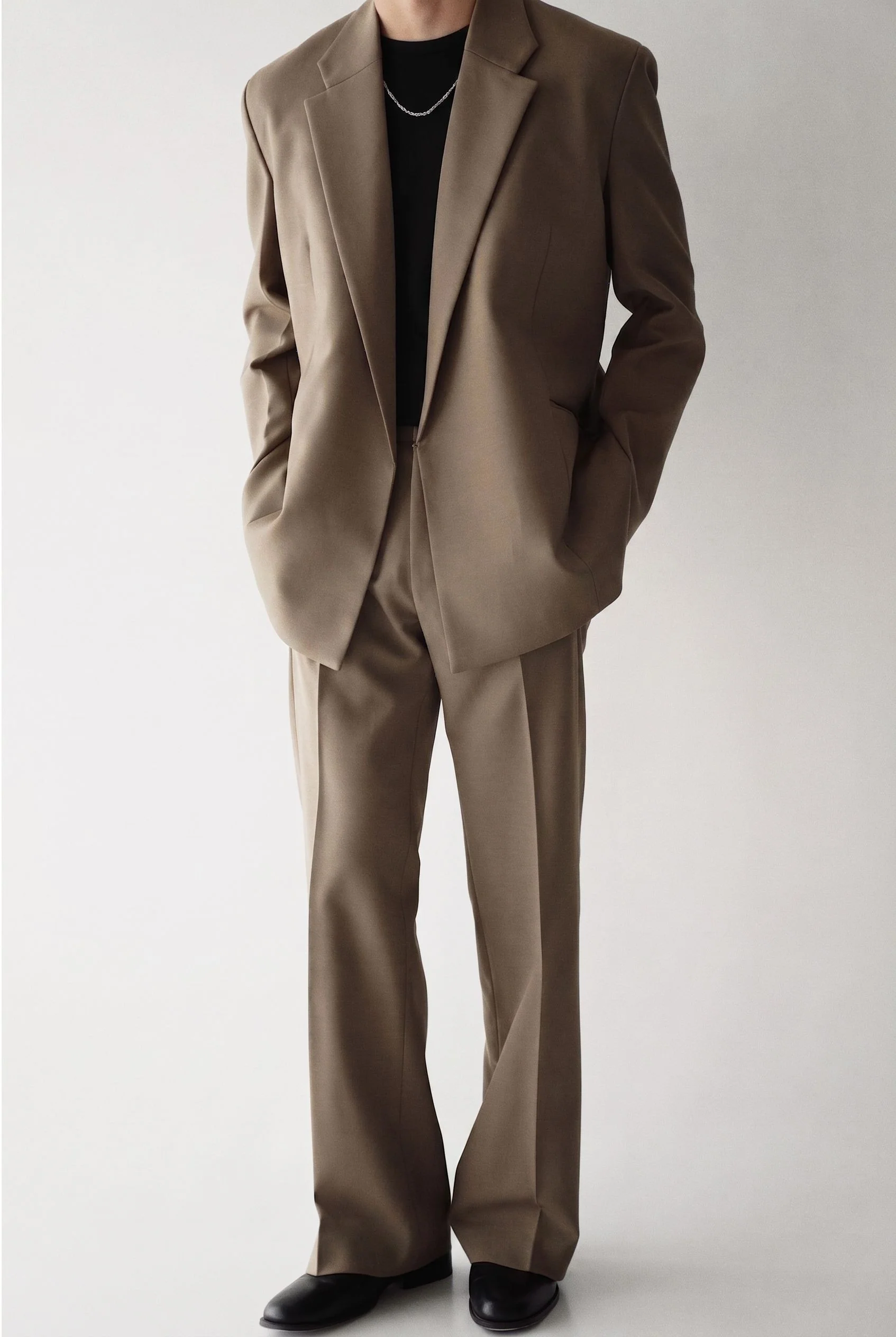 Taupe Suit Set
