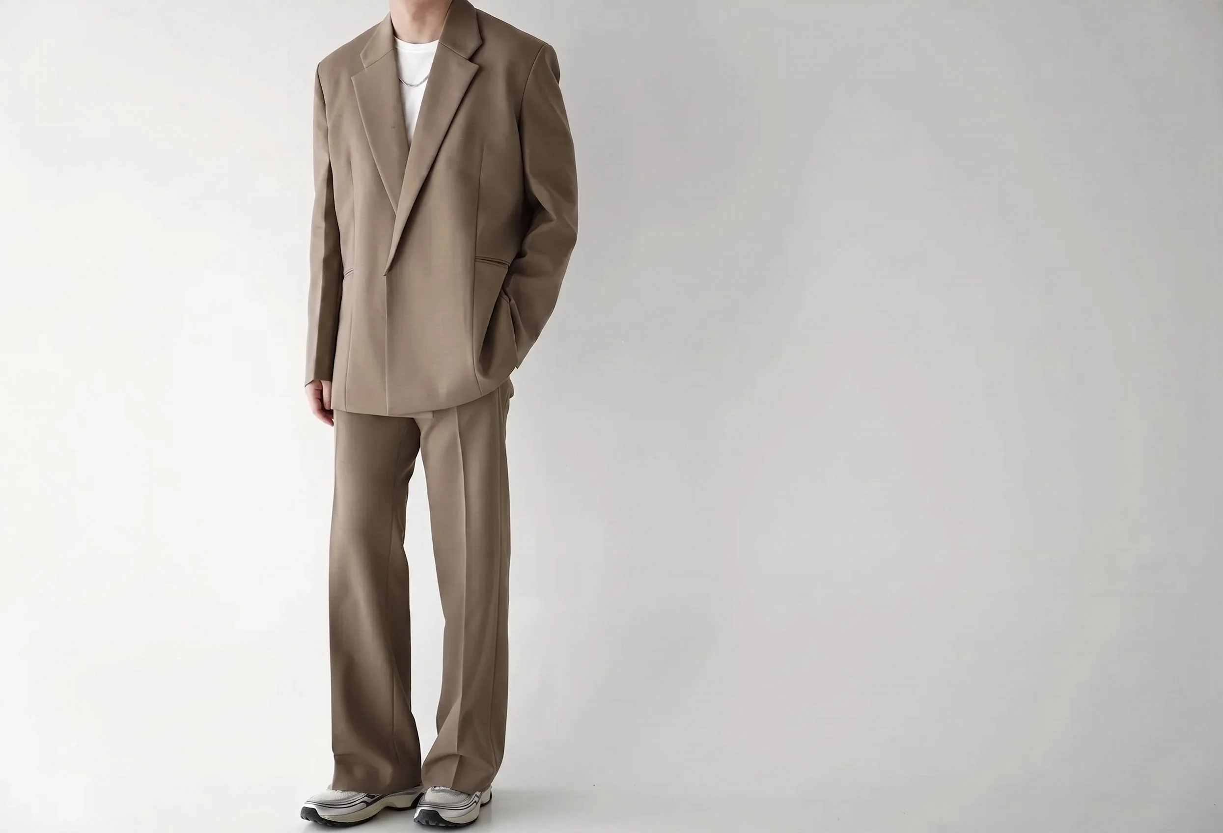 Taupe Suit Set - Image 2