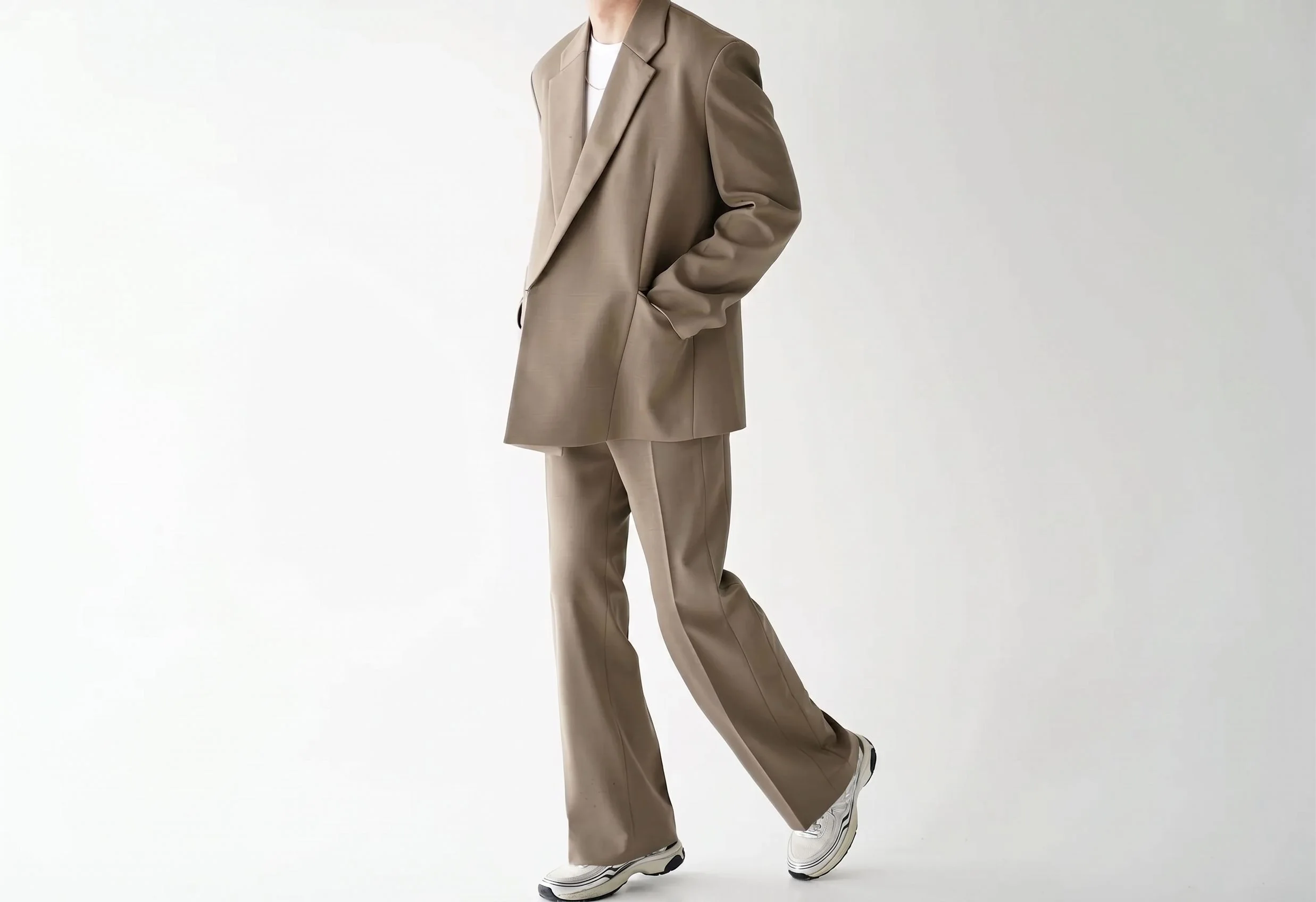 Taupe Suit Set - Image 4
