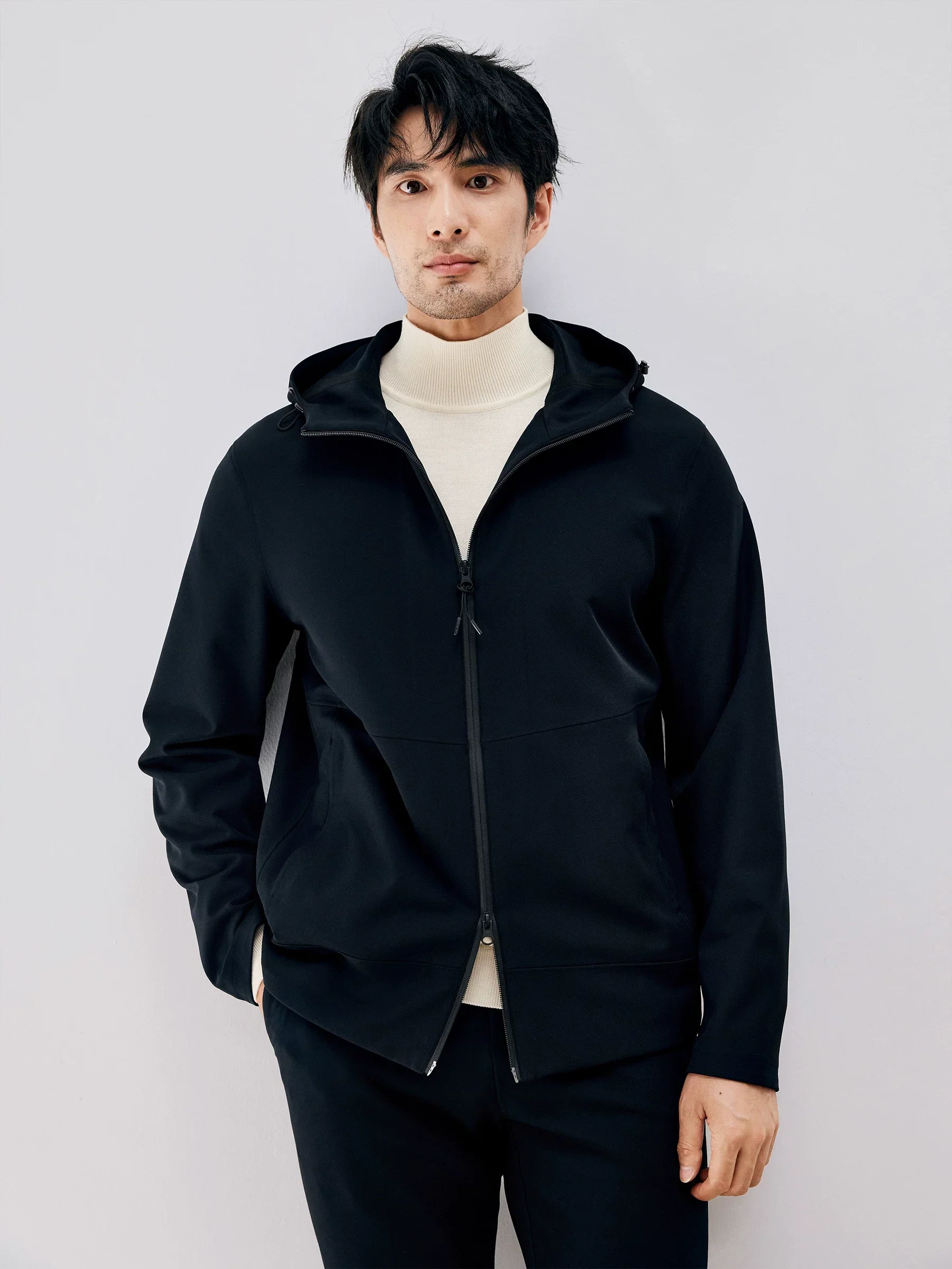 Technical Hooded Zip Jacket - Image 2