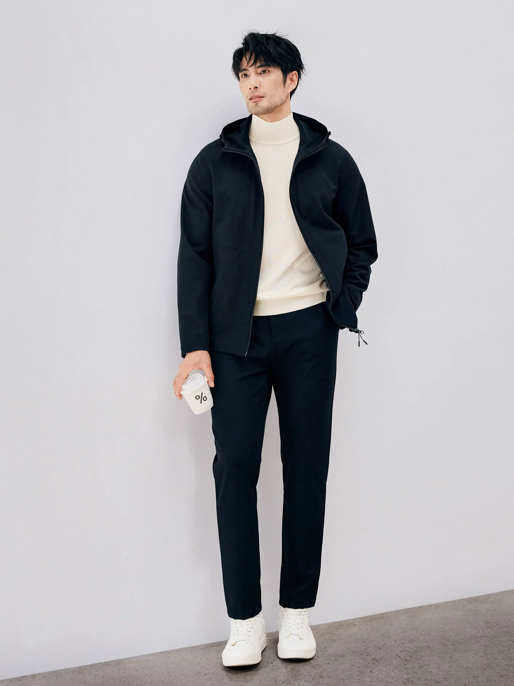 Technical Hooded Zip Jacket - Image 4