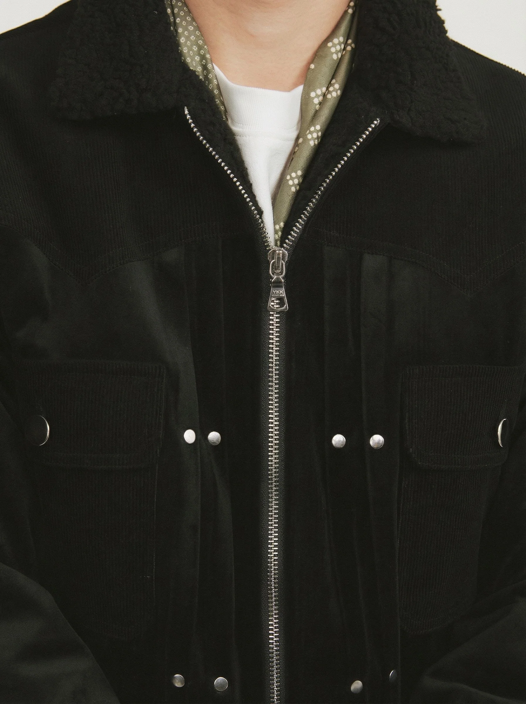 Teddy Collar Zip Jacket - Image 4