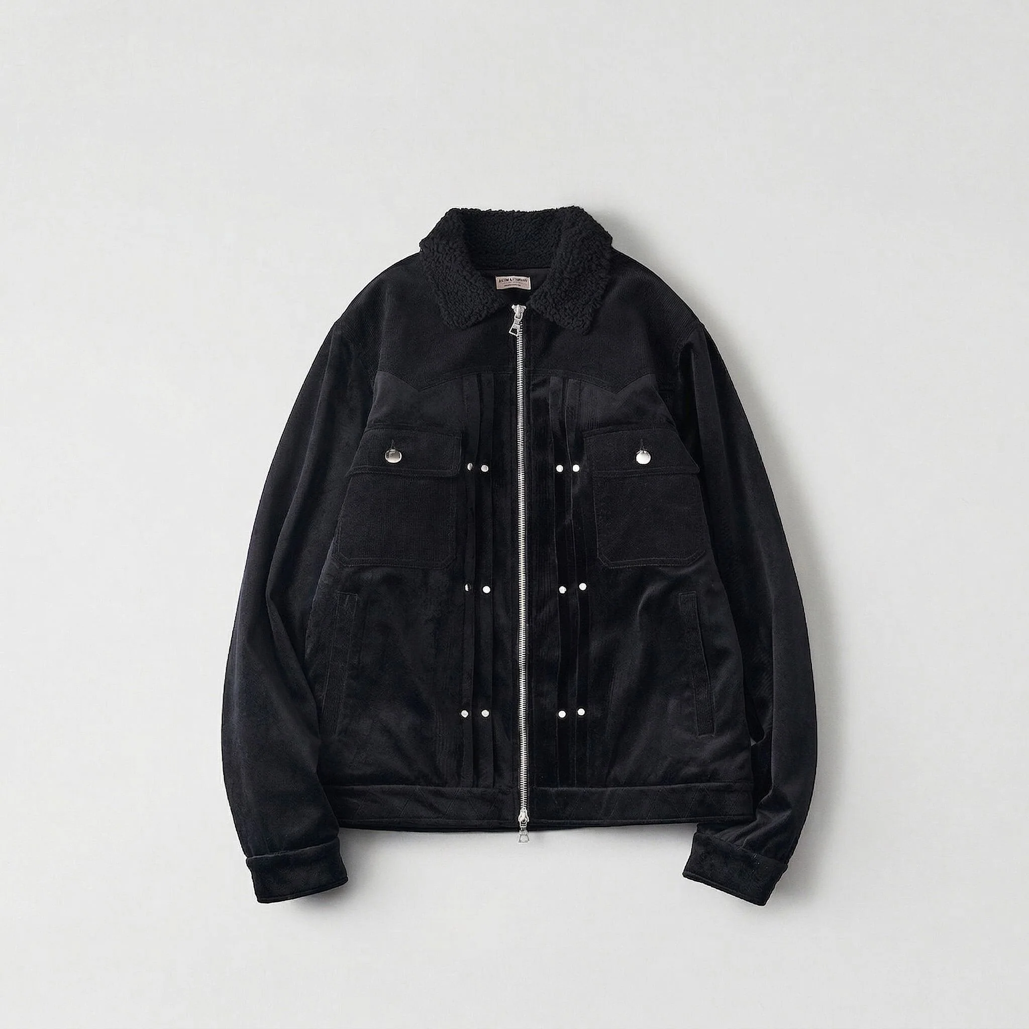 Teddy Collar Zip Jacket - Image 6