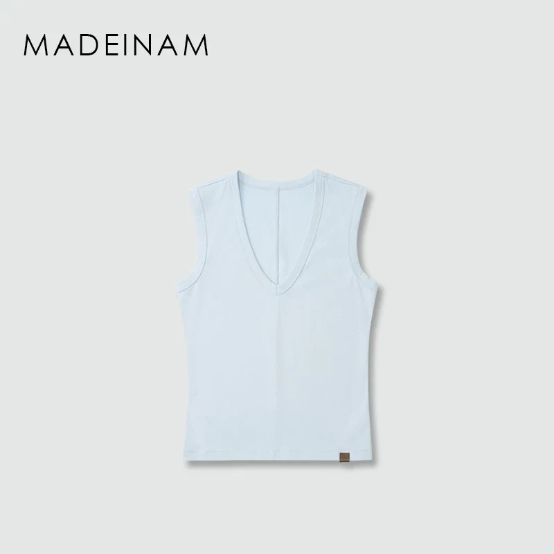 Tencel Deep V-Neck Top - Image 9