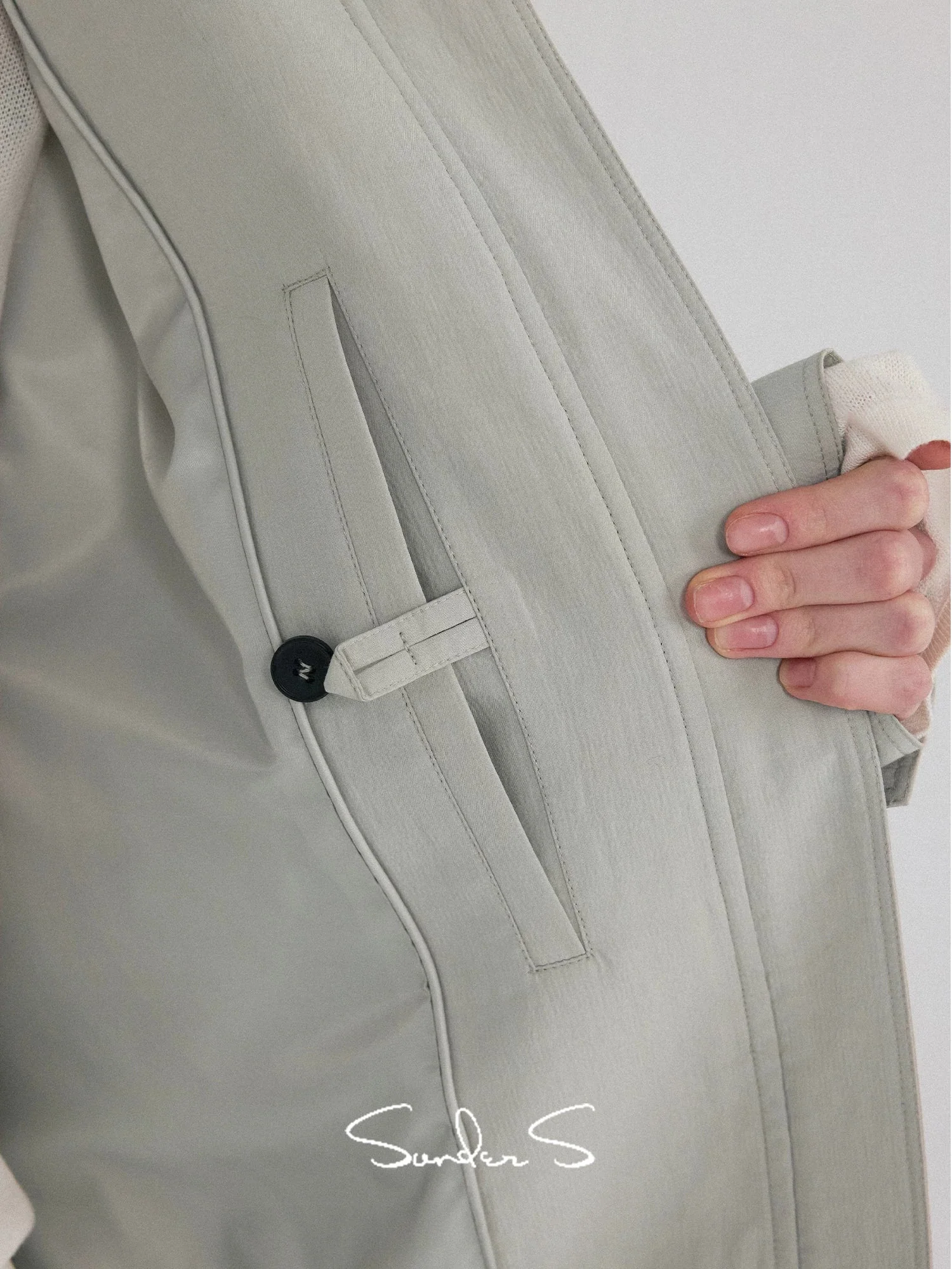 Tencel Utility Bomber Jacket - Image 6