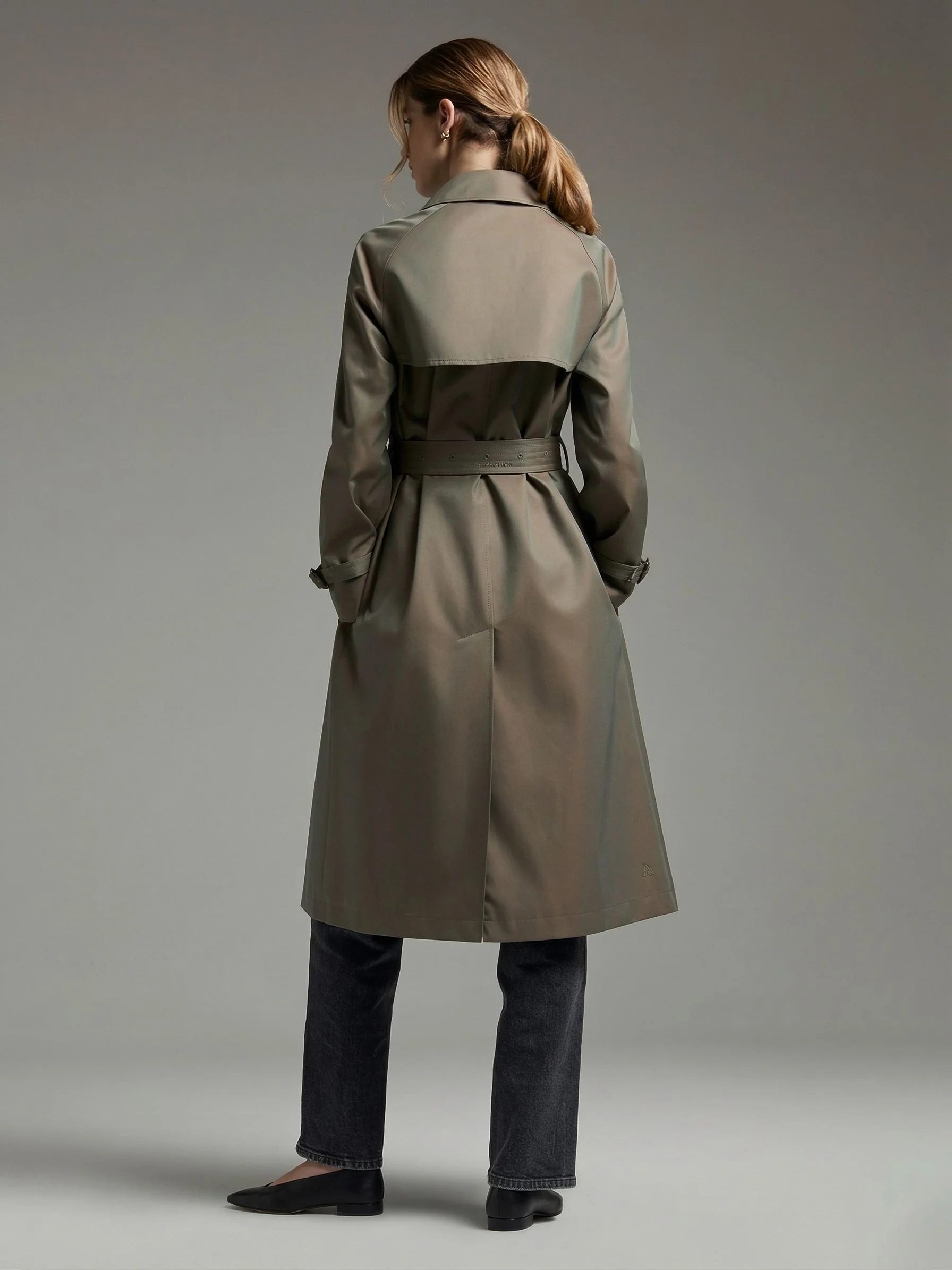 Terry Metallic Trench Coat - Image 9