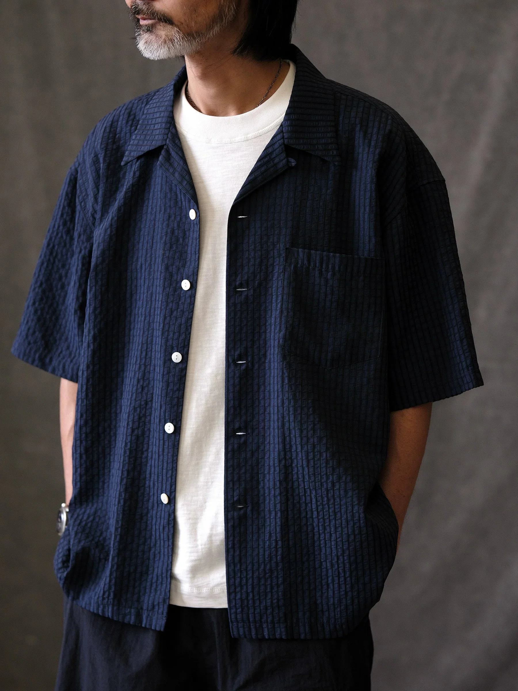 Textured Camp Shirt