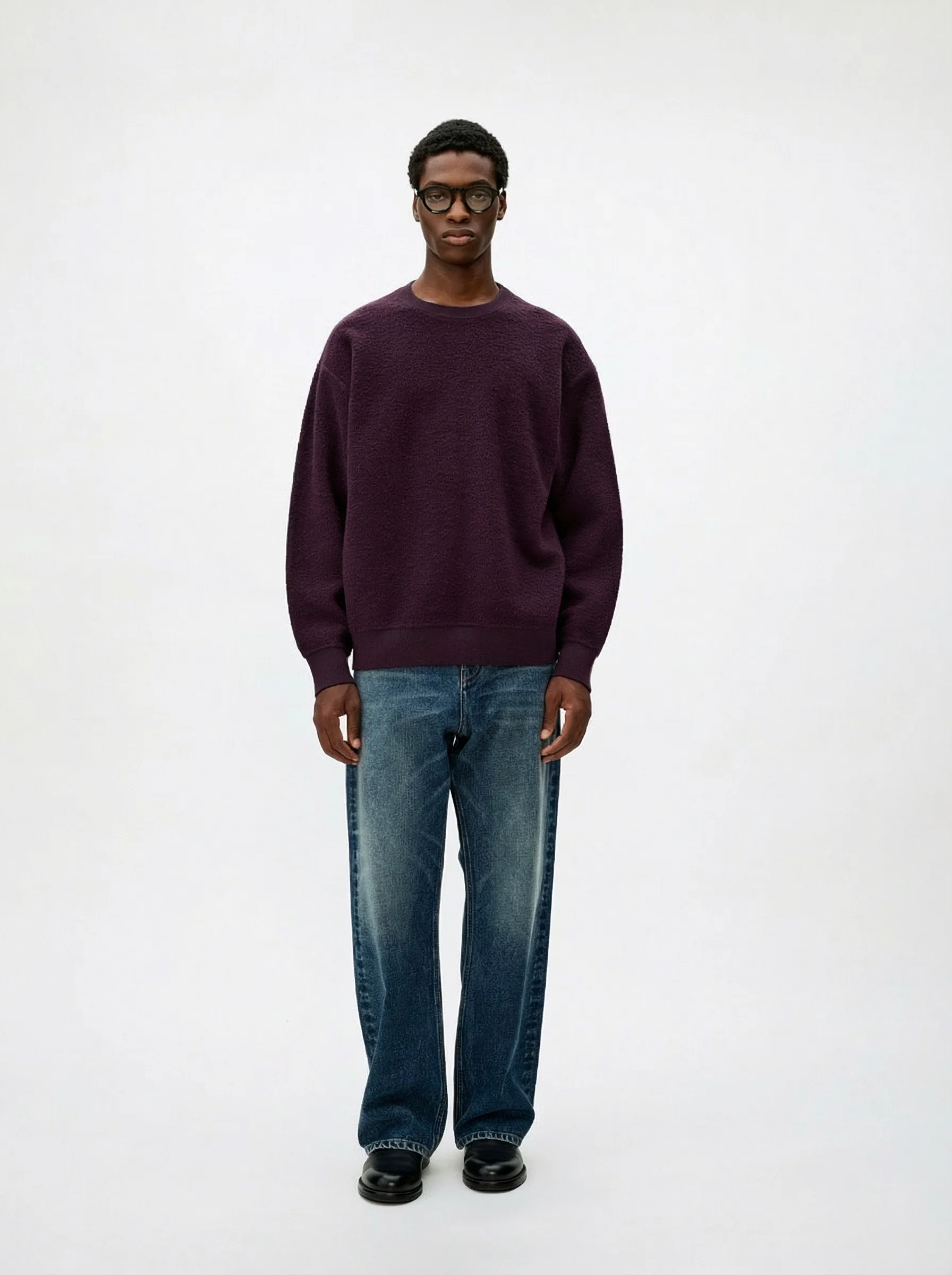 Textured Crewneck Sweater - Image 7