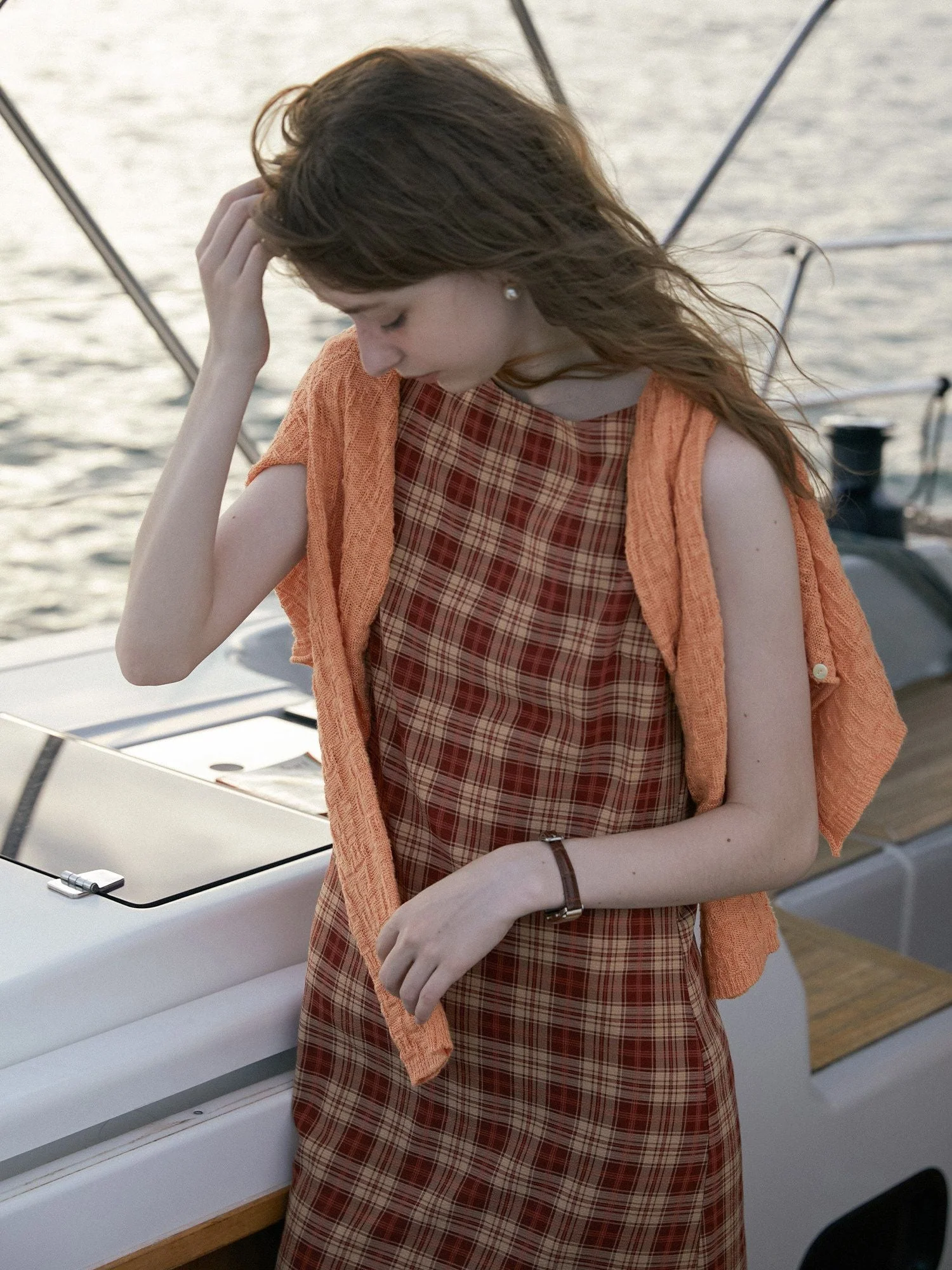 Textured Cropped Cardigan - Image 5