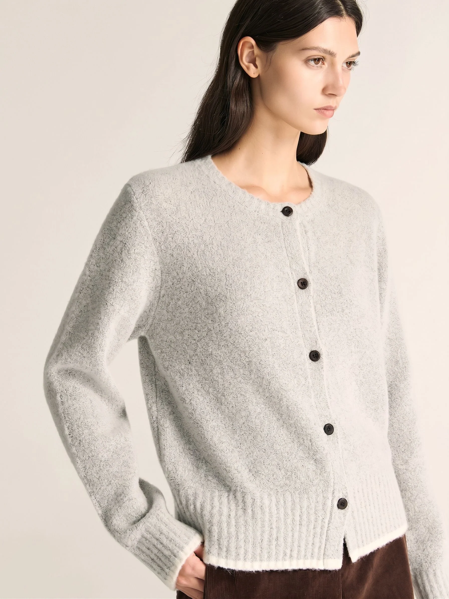 Textured Knit Cardigan - Image 3