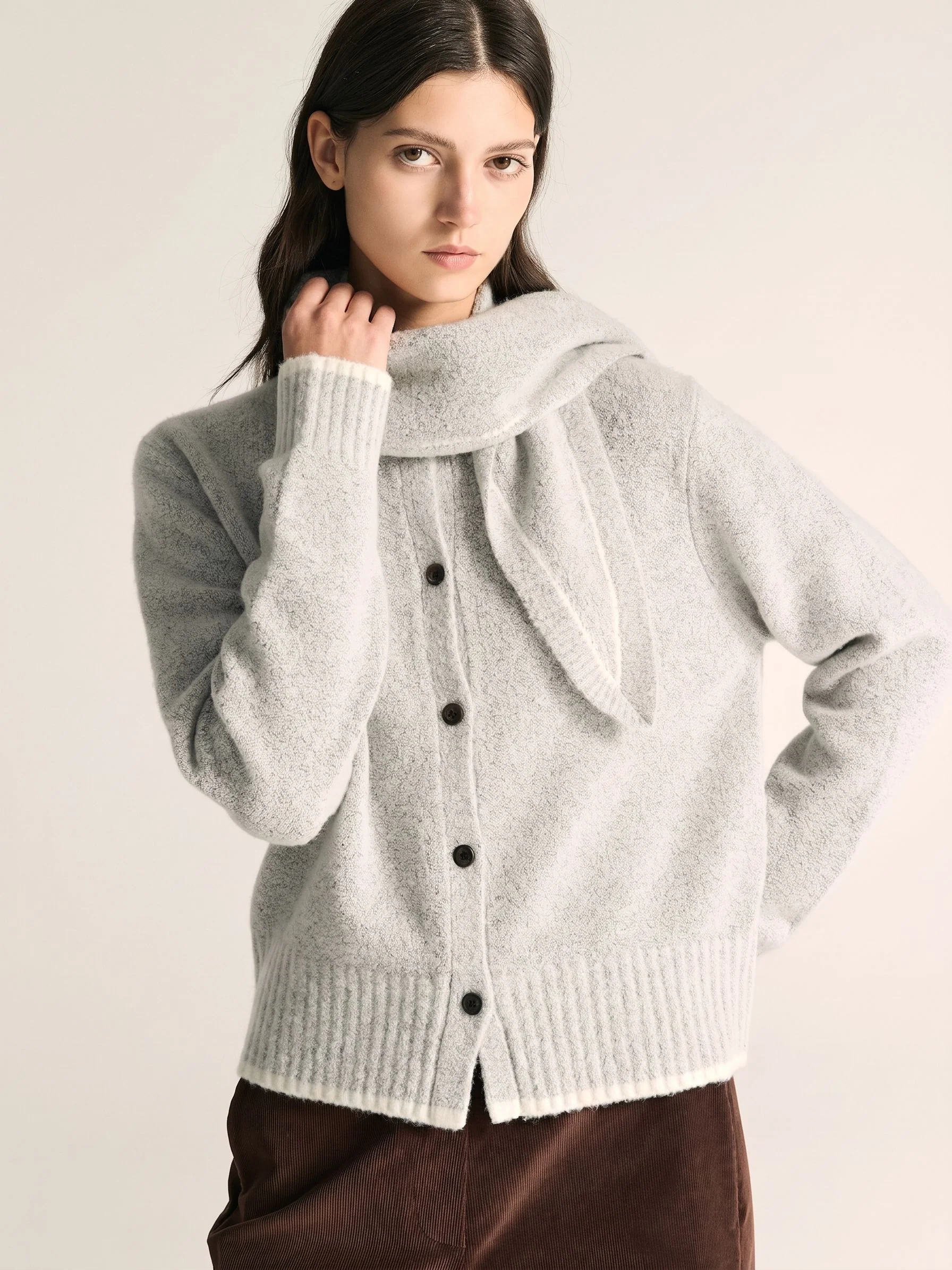 Textured Knit Cardigan - Image 4