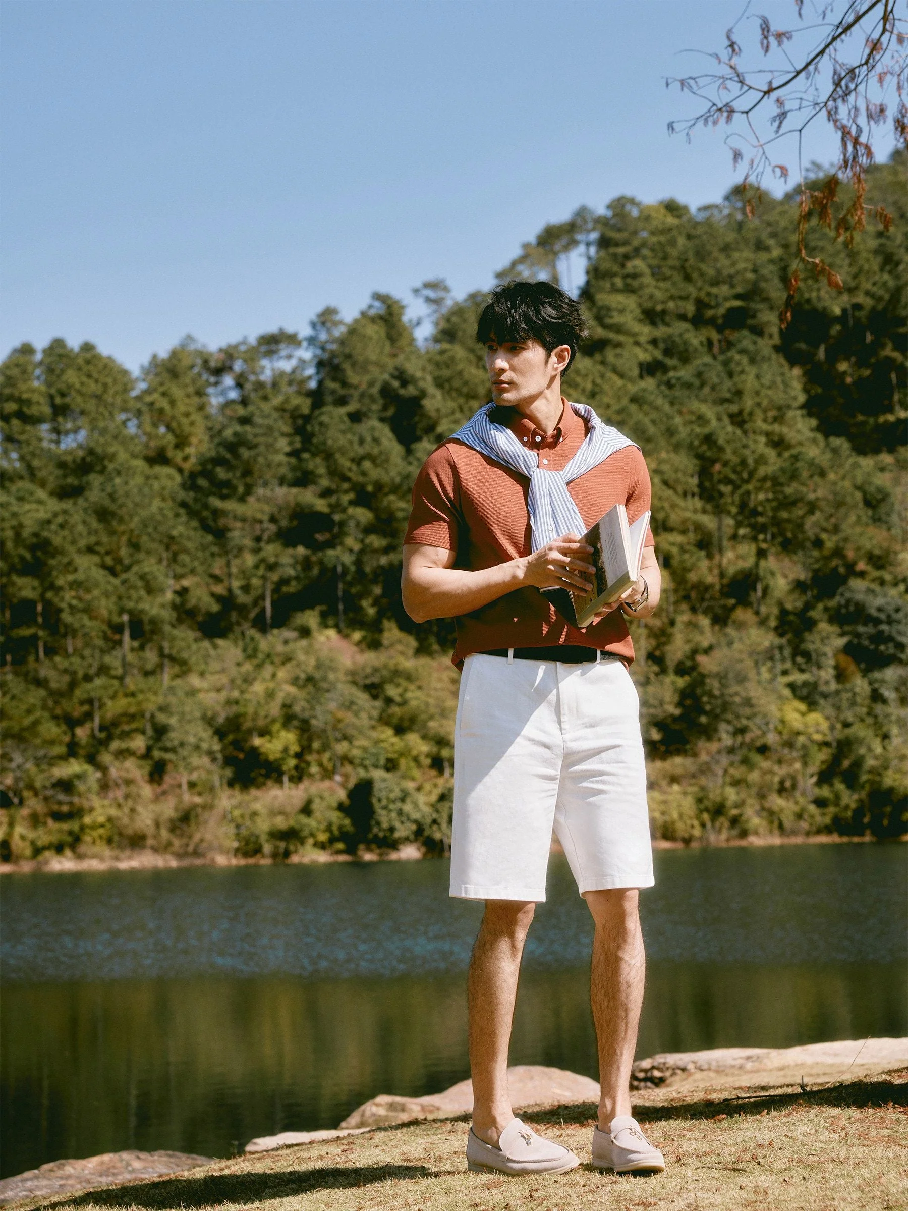 Textured Knit Polo - Image 4