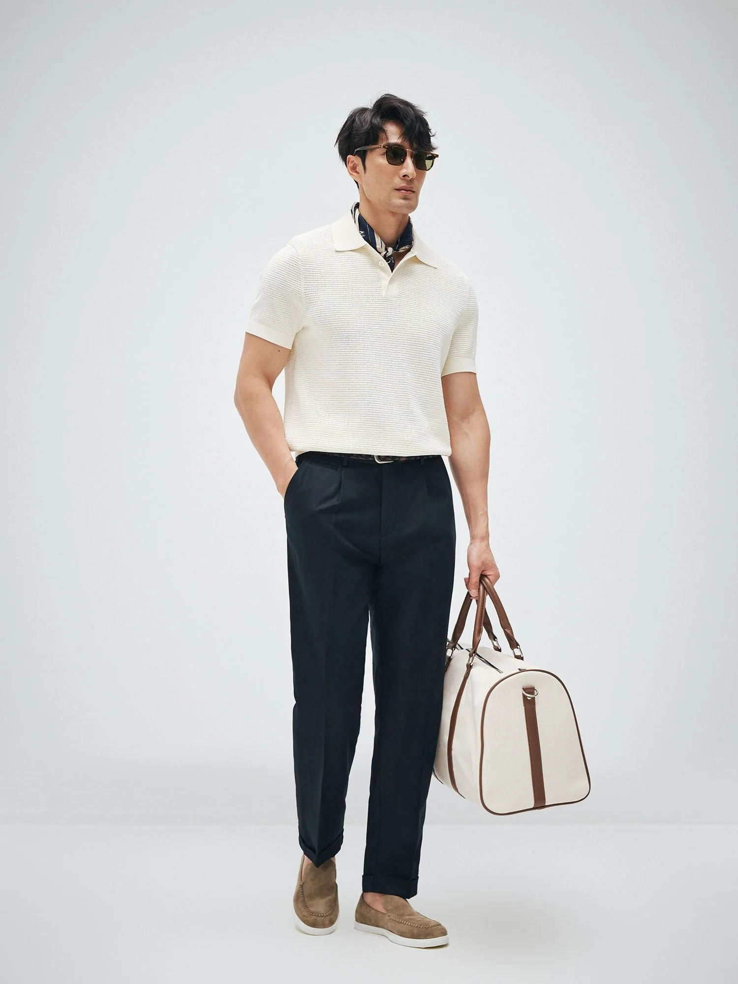 Textured Knit Polo - Image 5