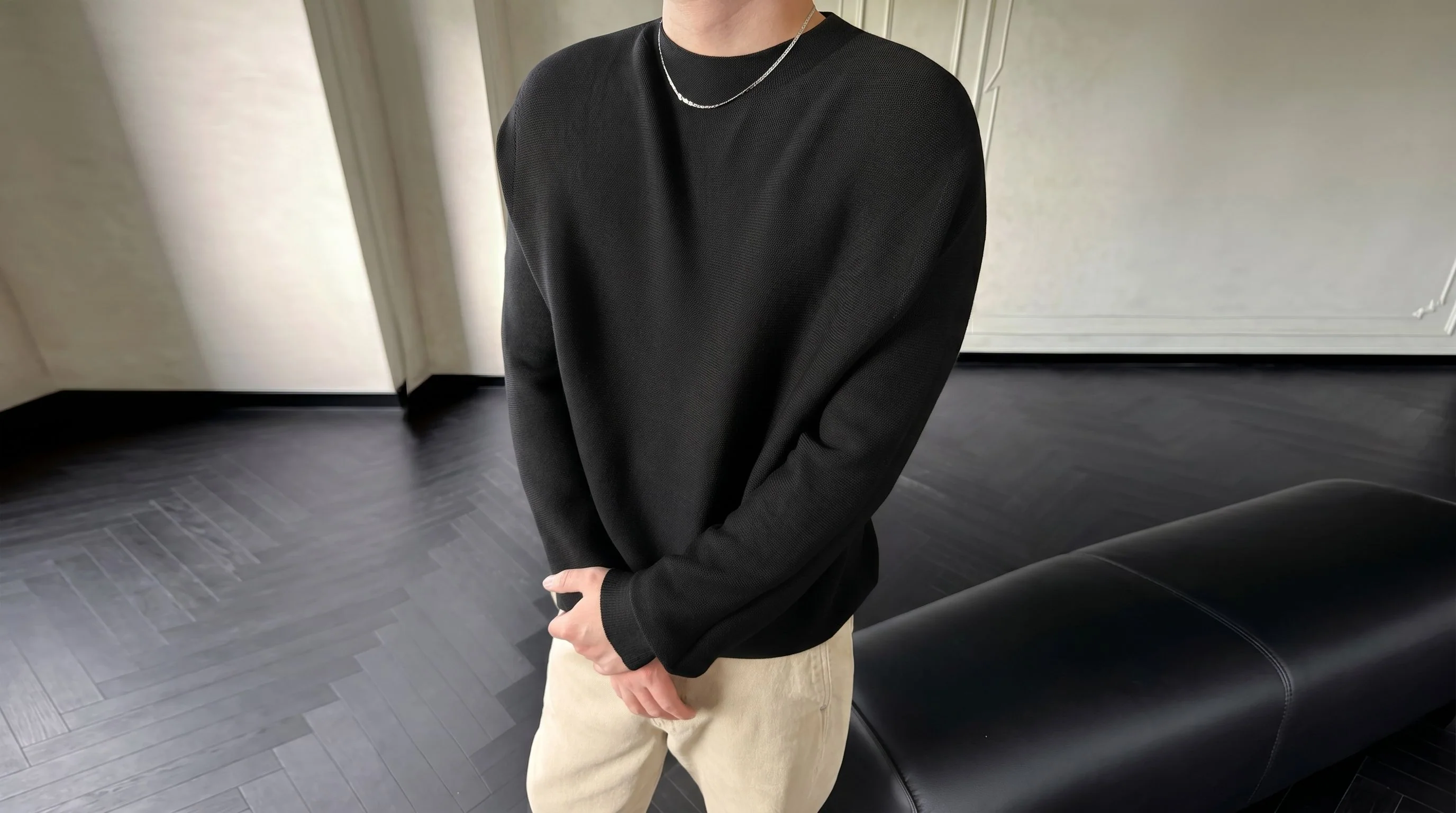 Textured Knit Pullover