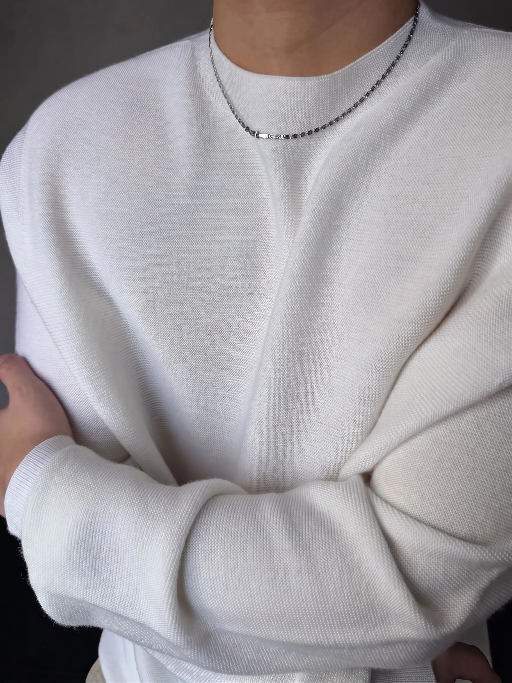 Textured Knit Pullover - Image 7