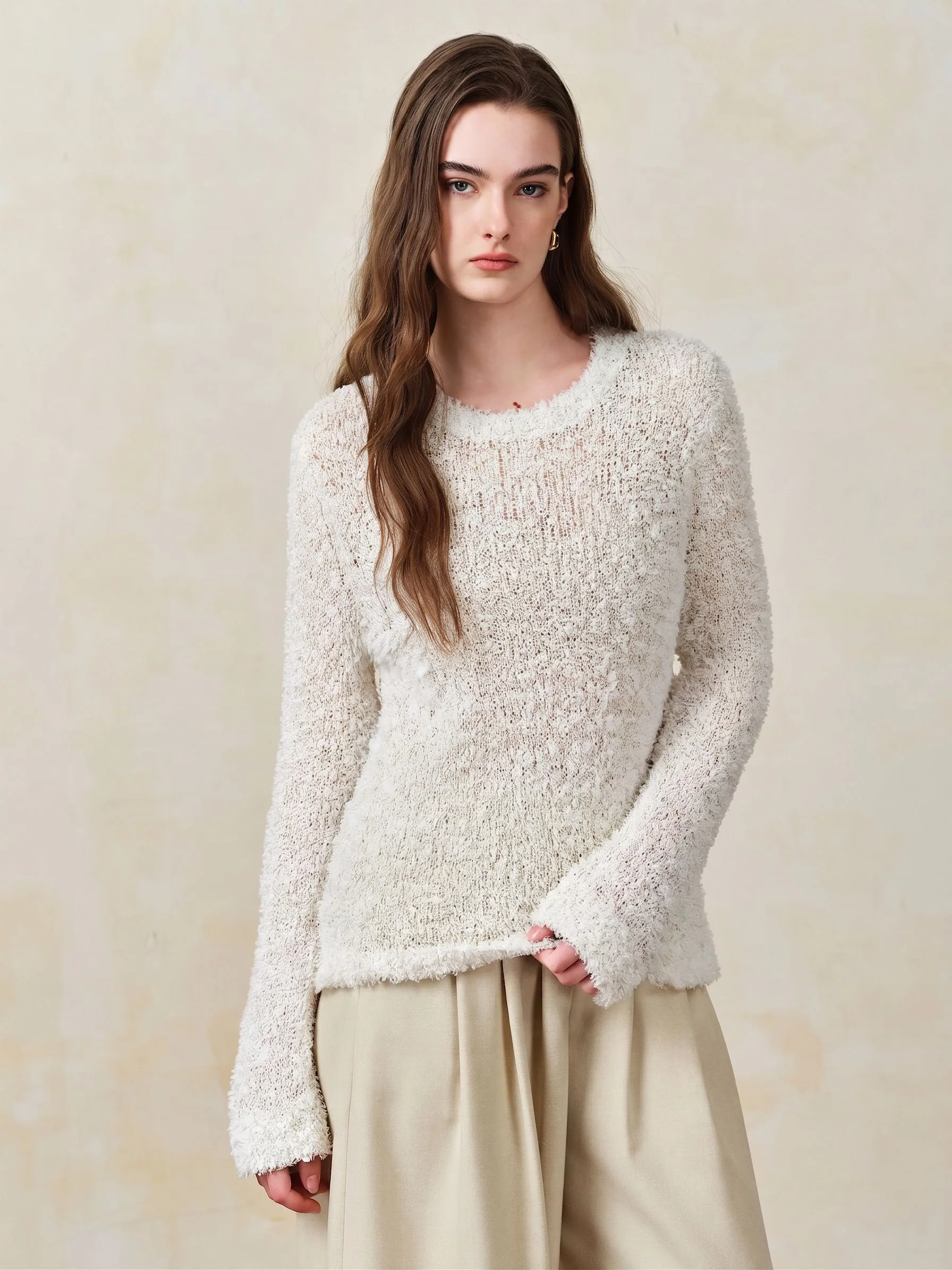 Textured Knit Sweater - Image 2