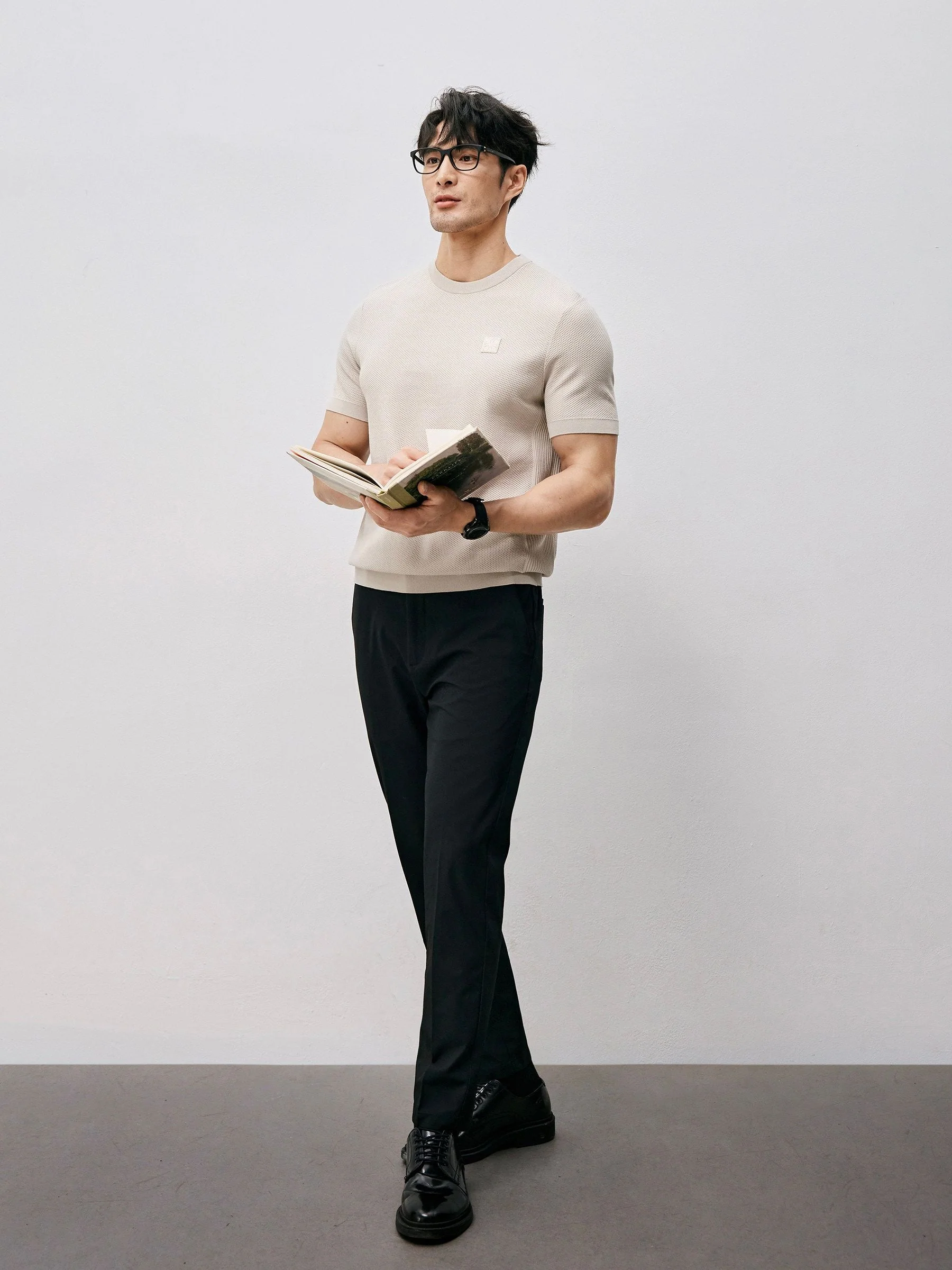 Textured Knit Tee - Image 2
