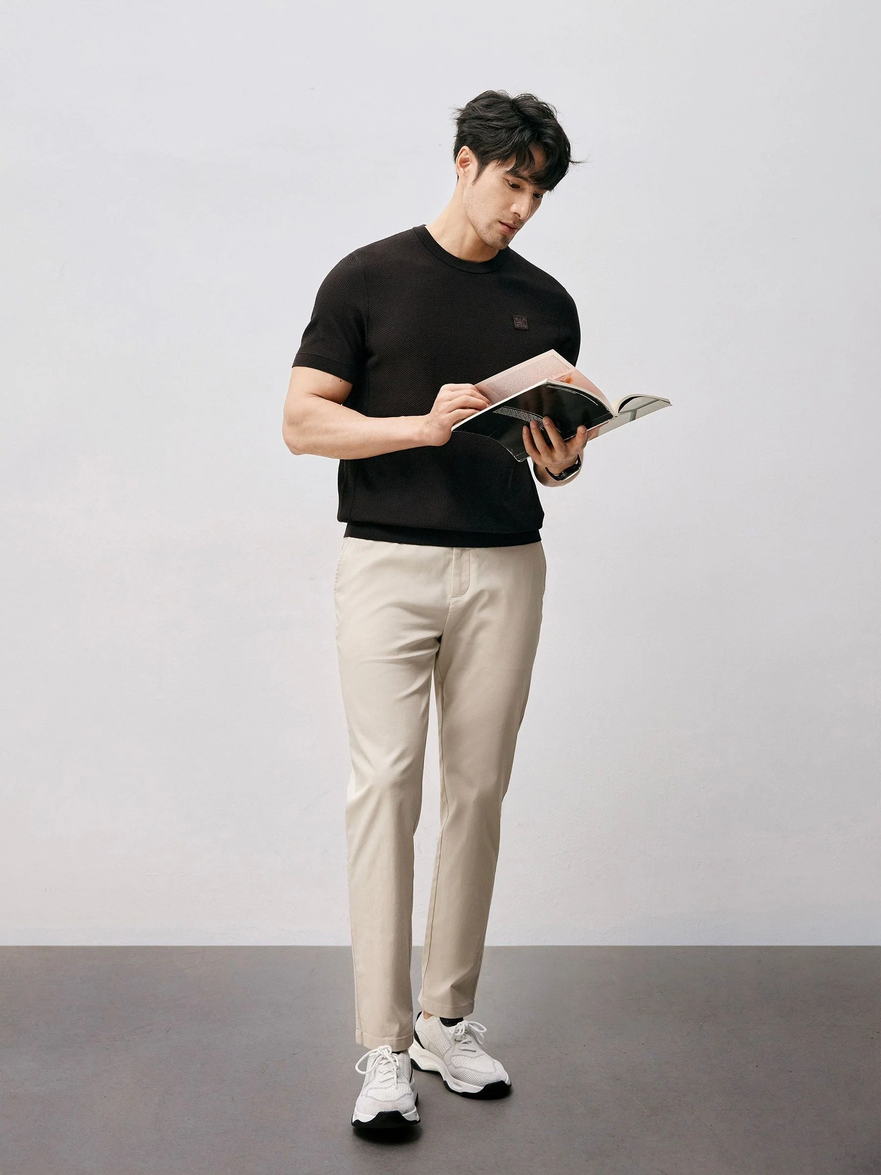 Textured Knit Tee - Image 4