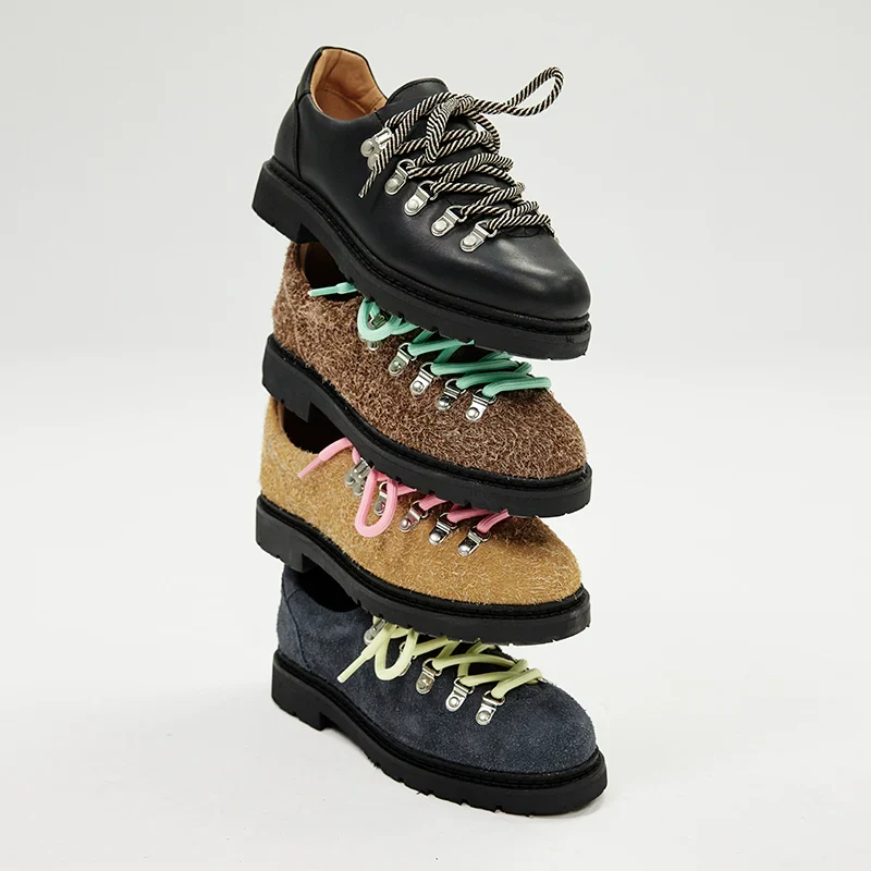 Textured Lace-up Shoes - Image 5