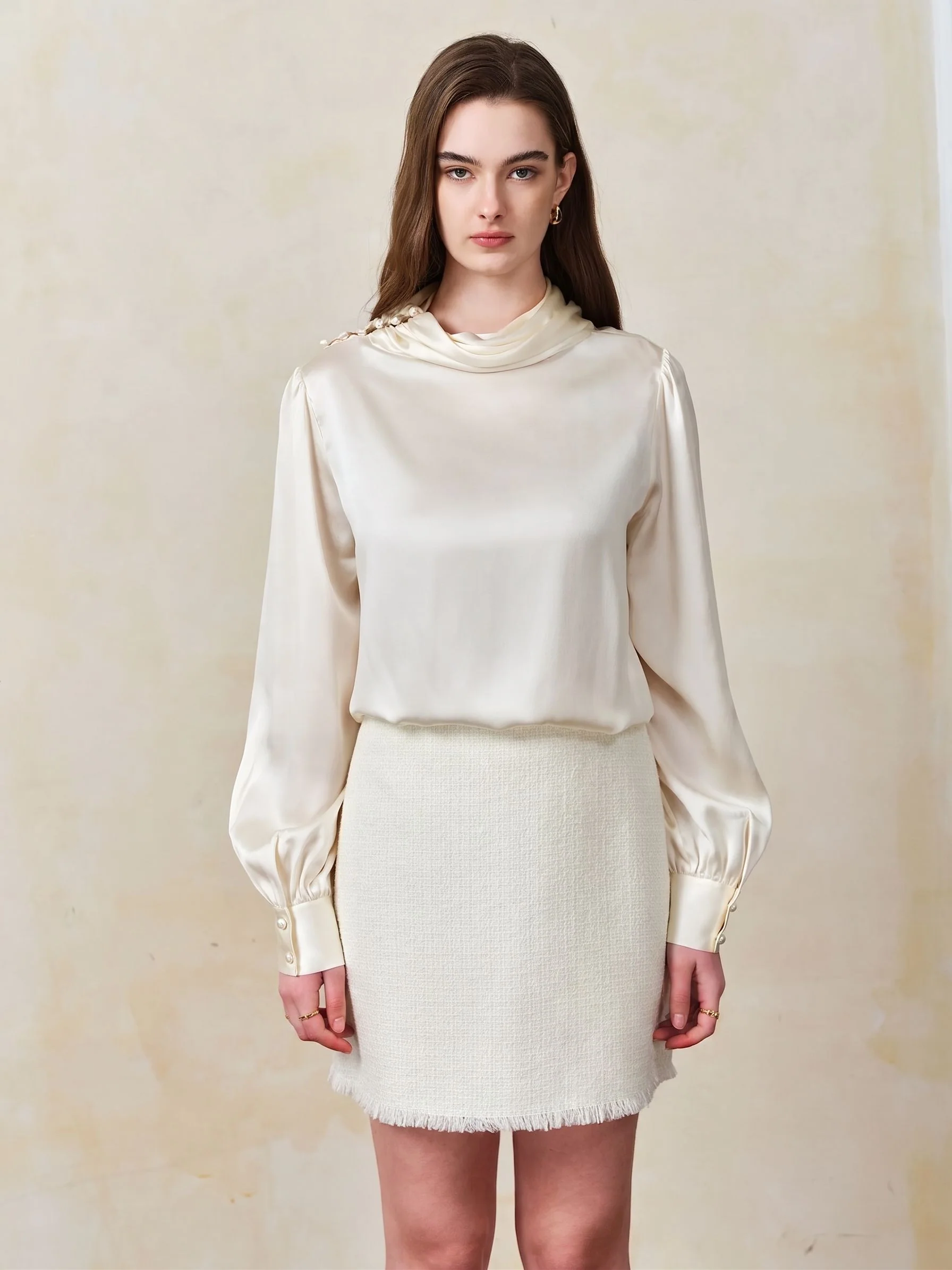 Textured Mini Skirt - Image 2