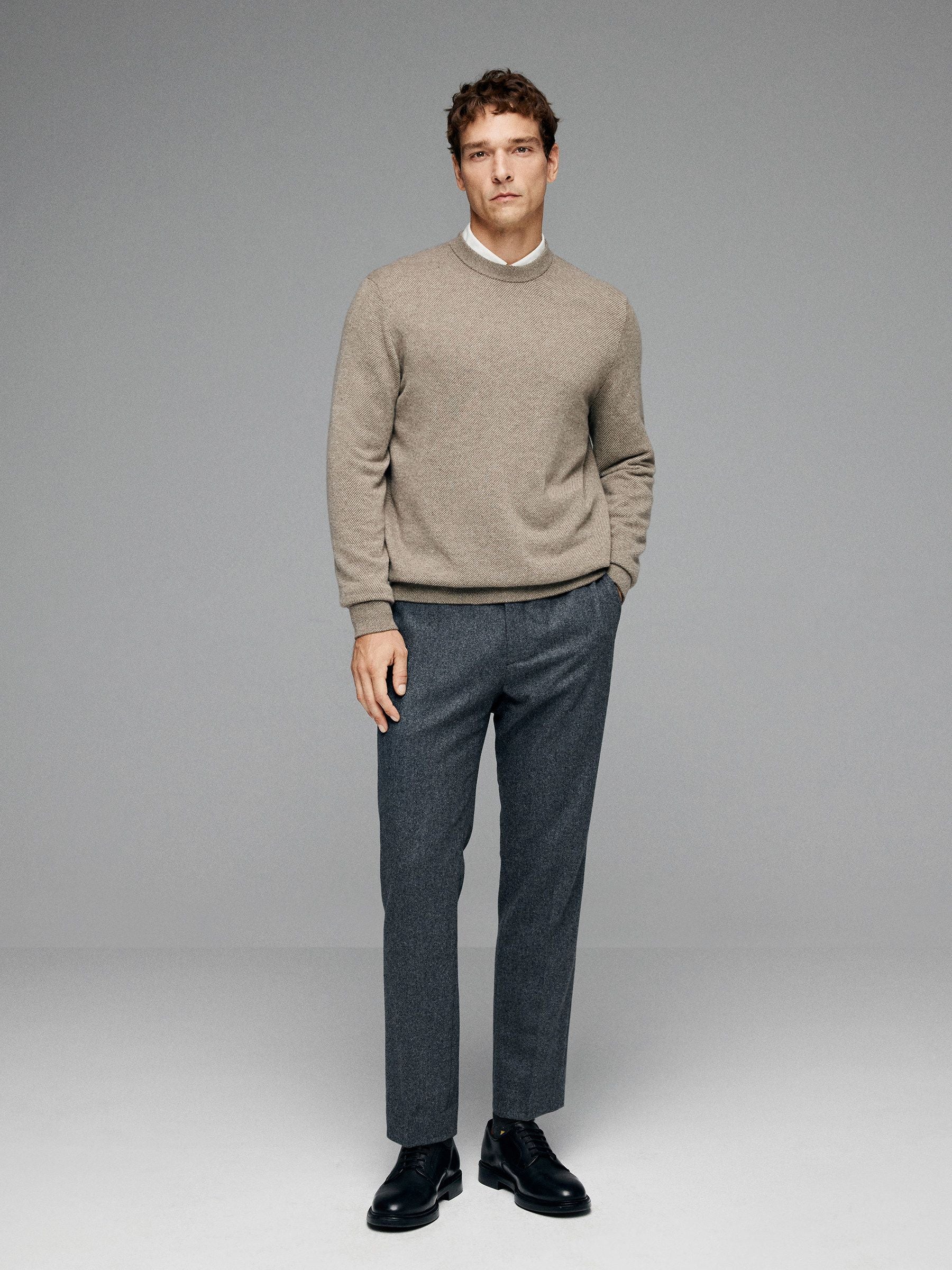 Textured Mockneck Sweater - Image 2