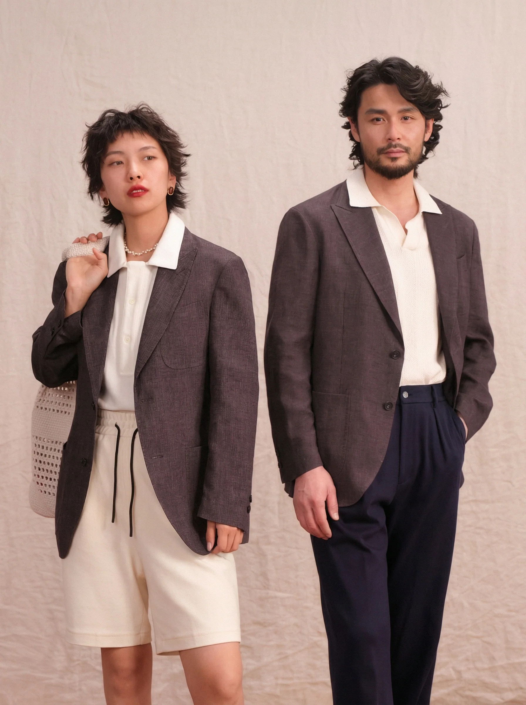 Textured Patch Blazer