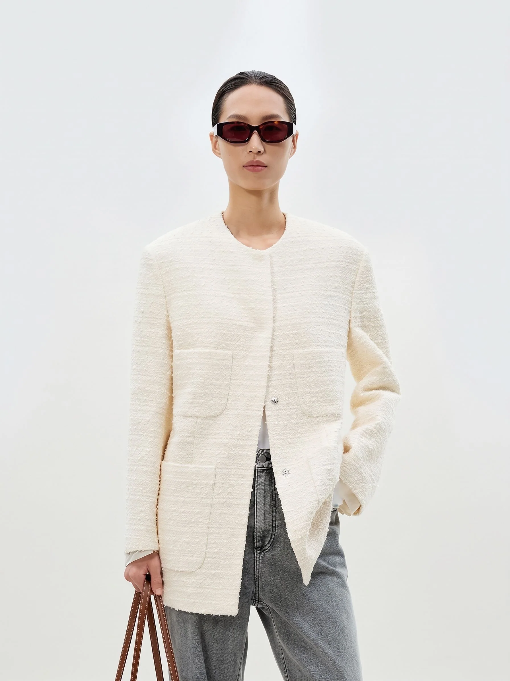 Textured Pocket Jacket