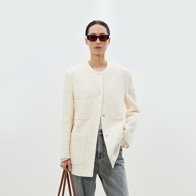 Textured Pocket Jacket - Image 2