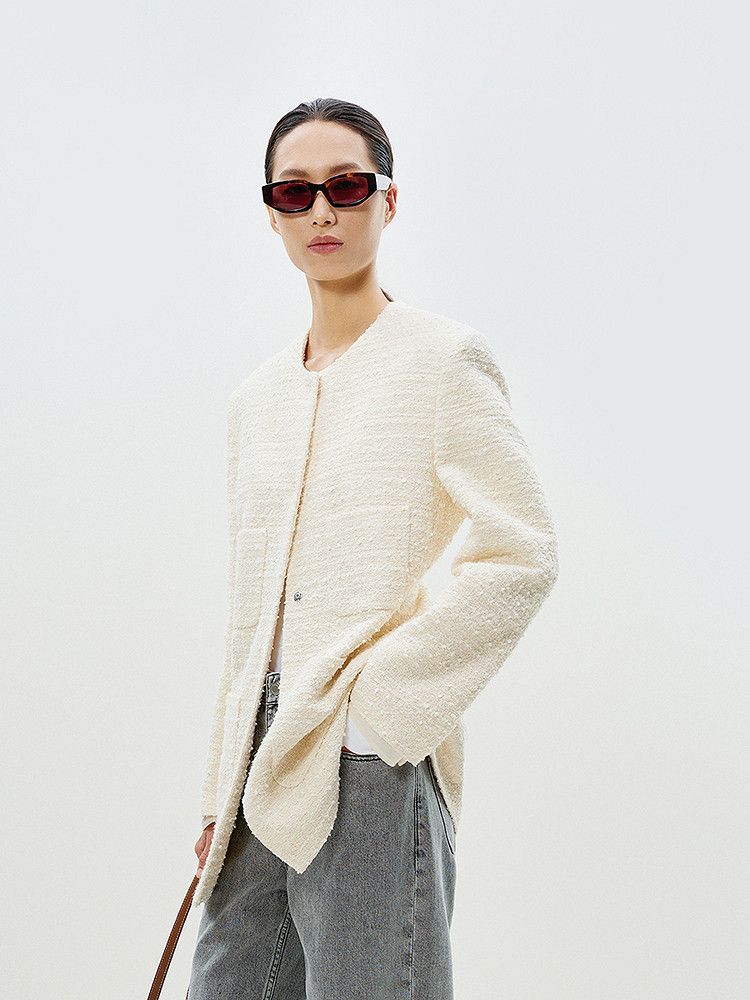 Textured Pocket Jacket - Image 3