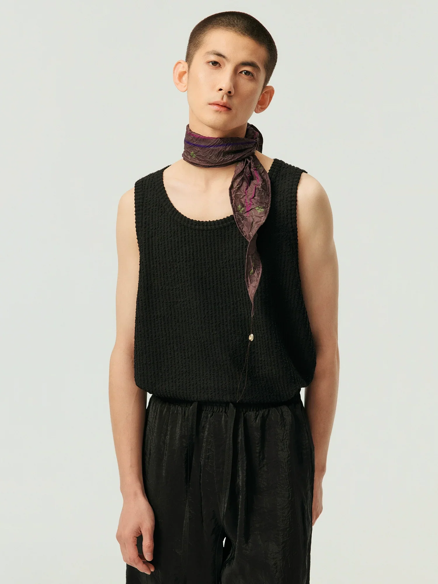 Textured Rib Knit Tank - Image 4