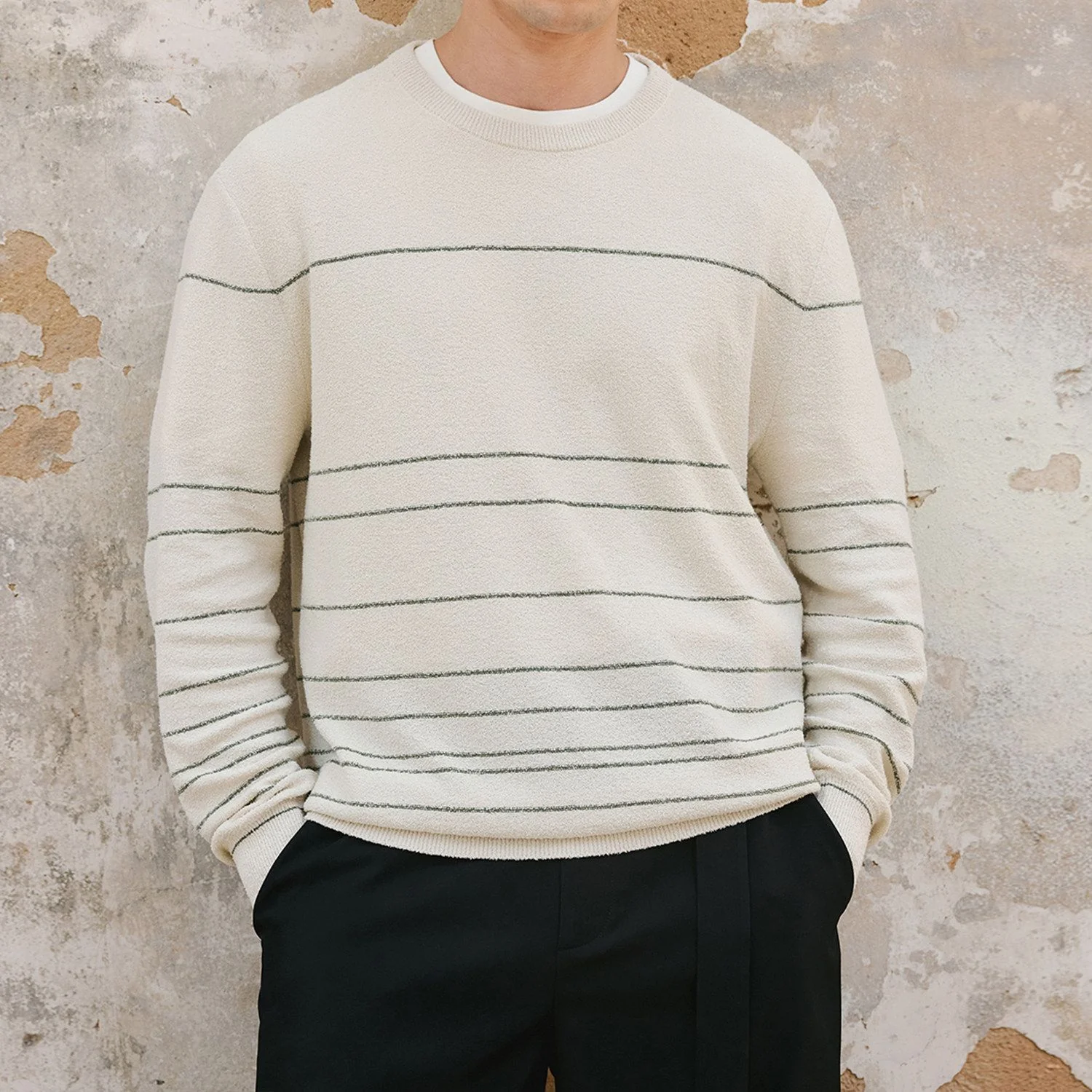 Textured Stripe Sweater - Image 5