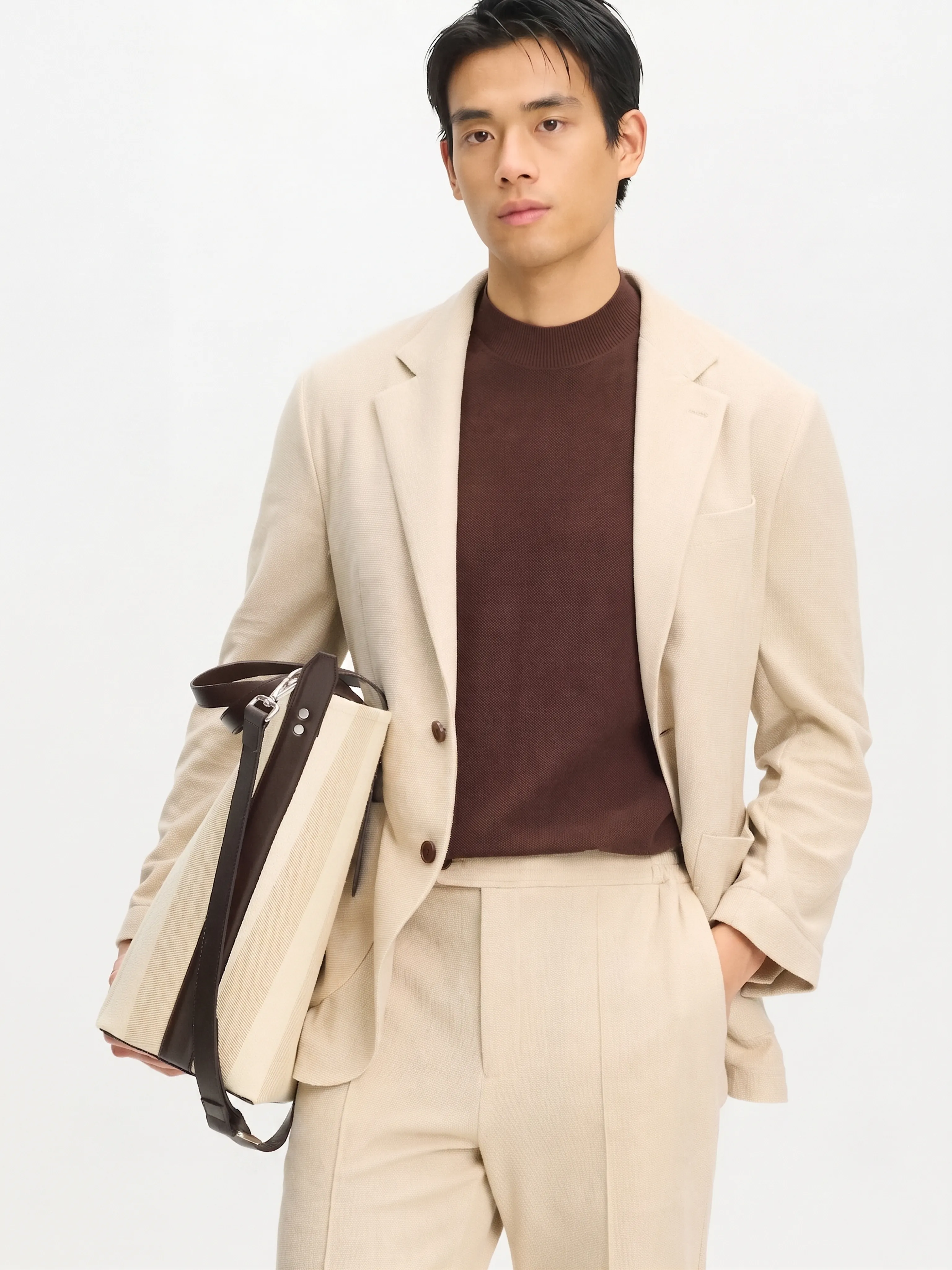 Textured Suit Set