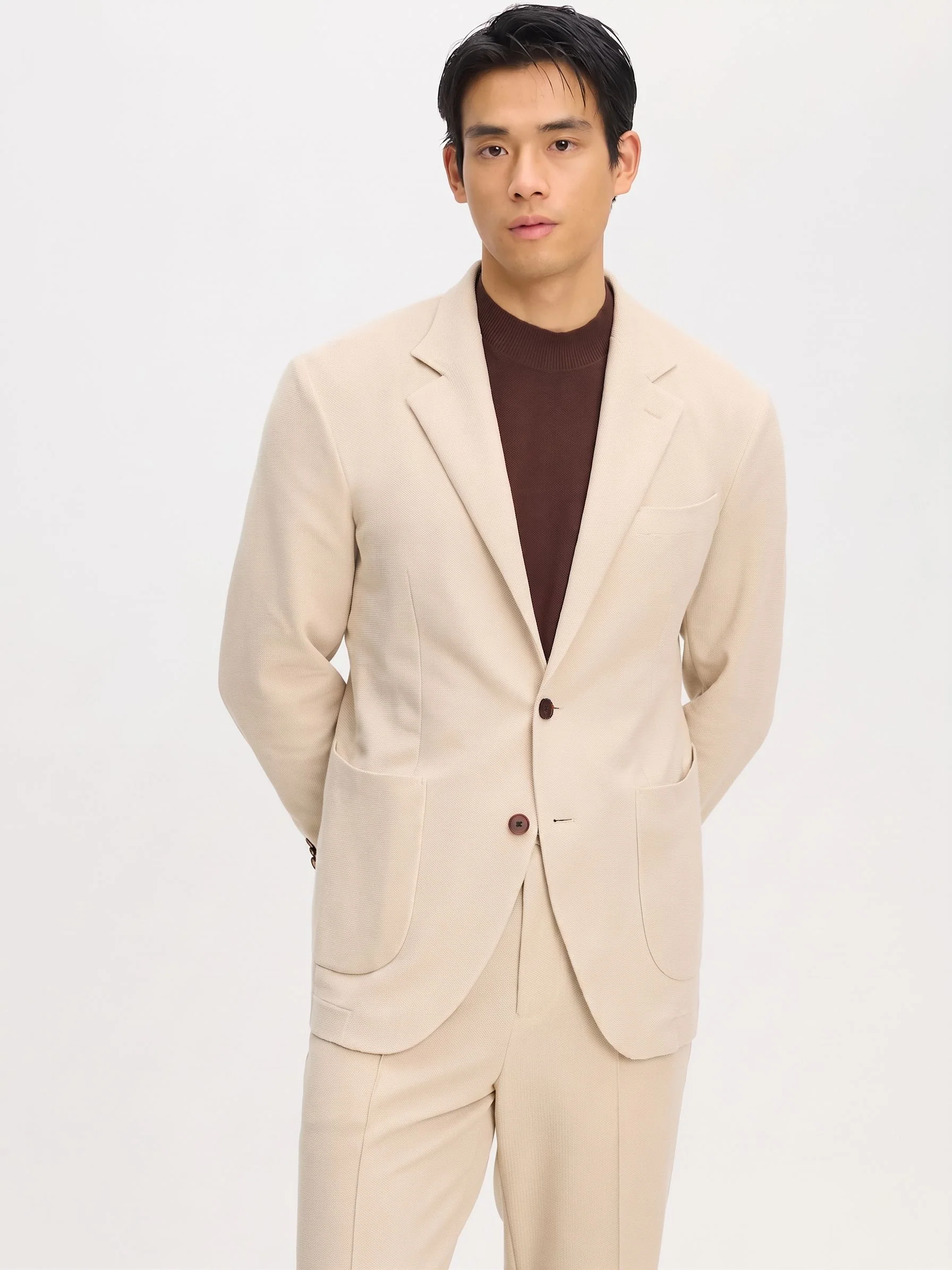 Textured Suit Set - Image 3