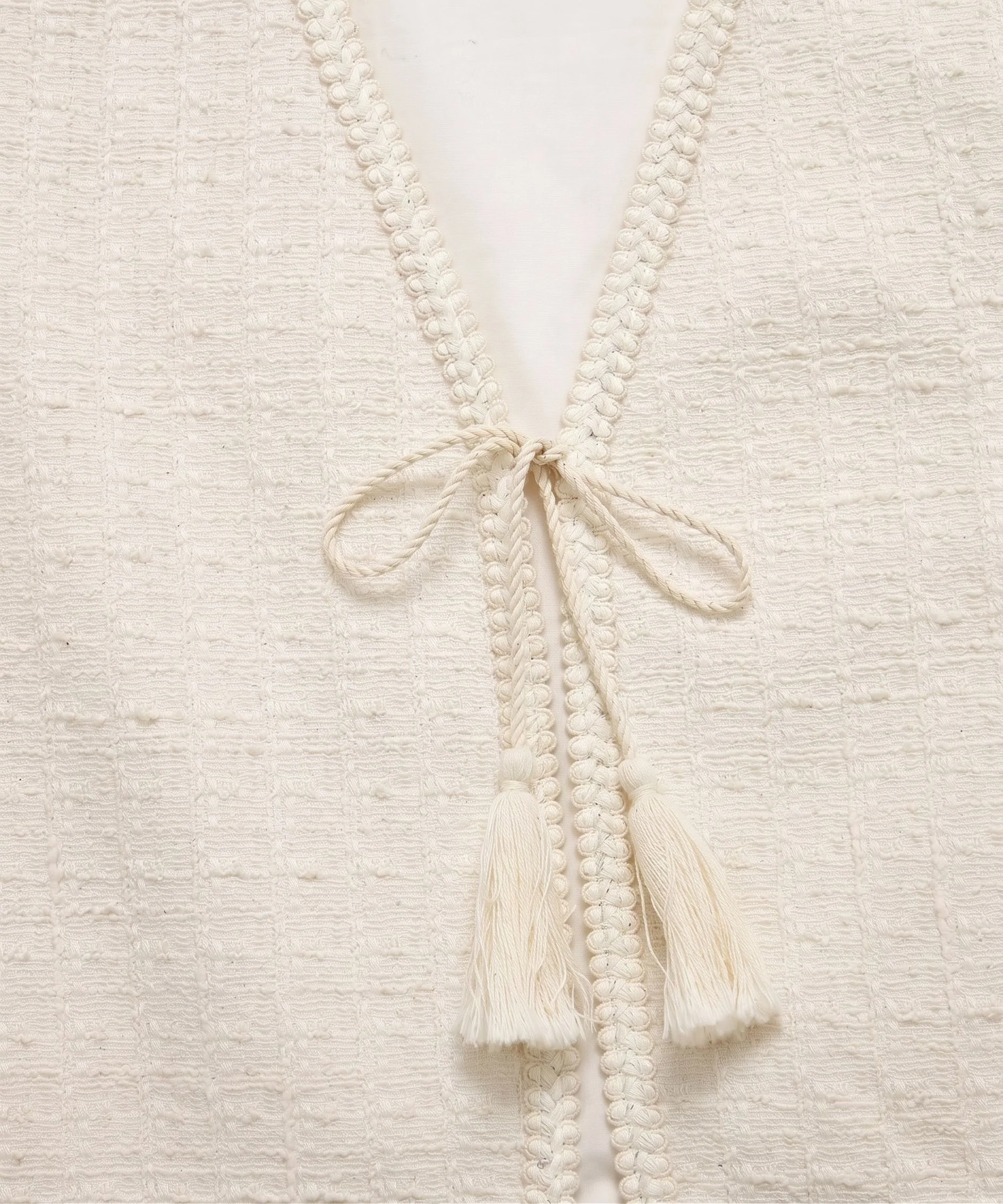 Textured Tie Jacket - Image 2