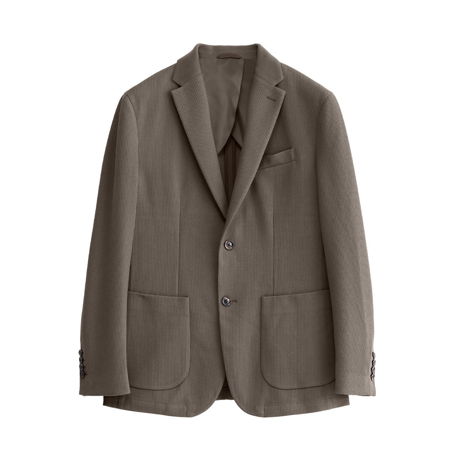 Textured Two-Button Blazer - Image 6