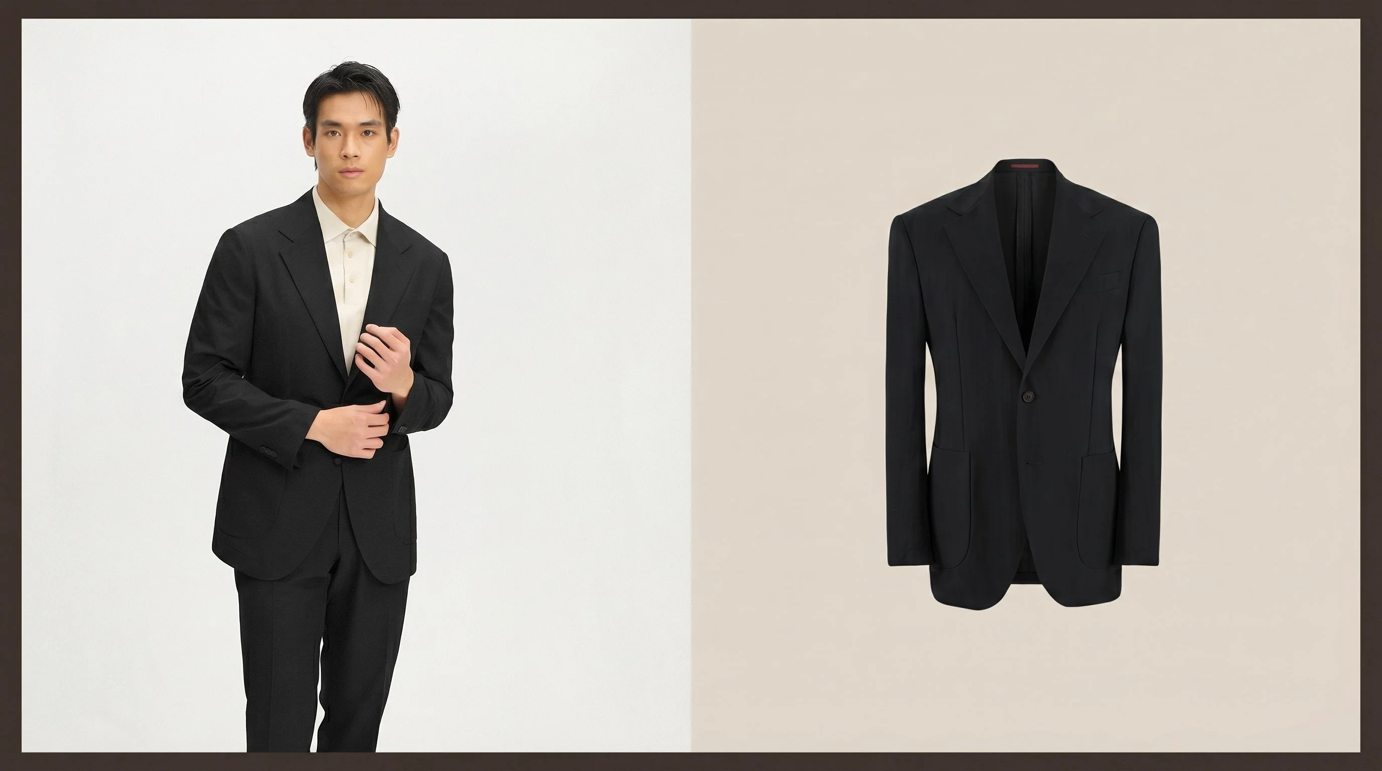 Textured Two-Piece Suit - Image 7